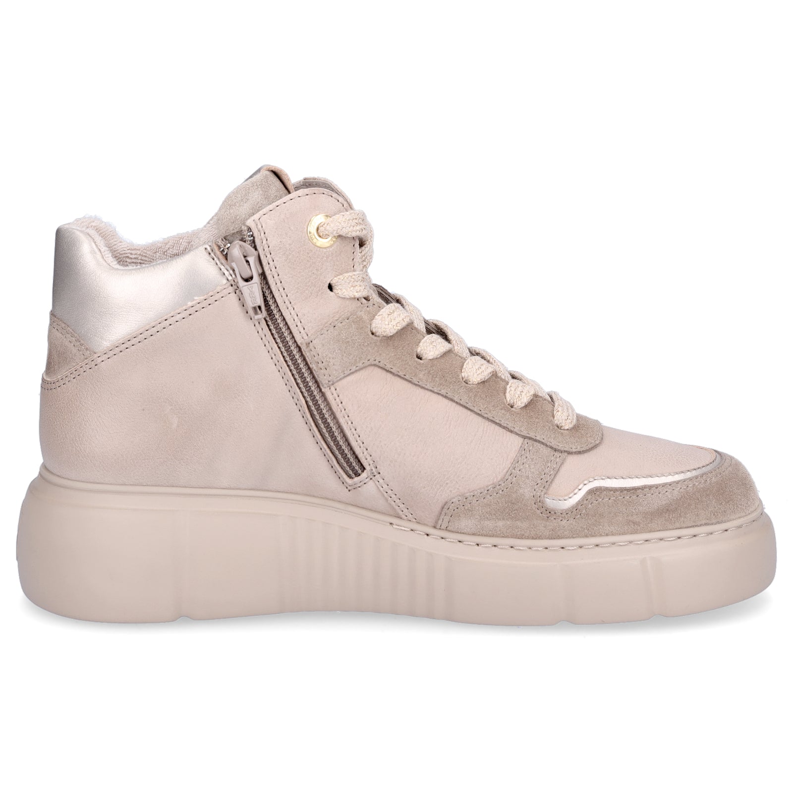 Paul Green Damen High-Top Sneaker beige