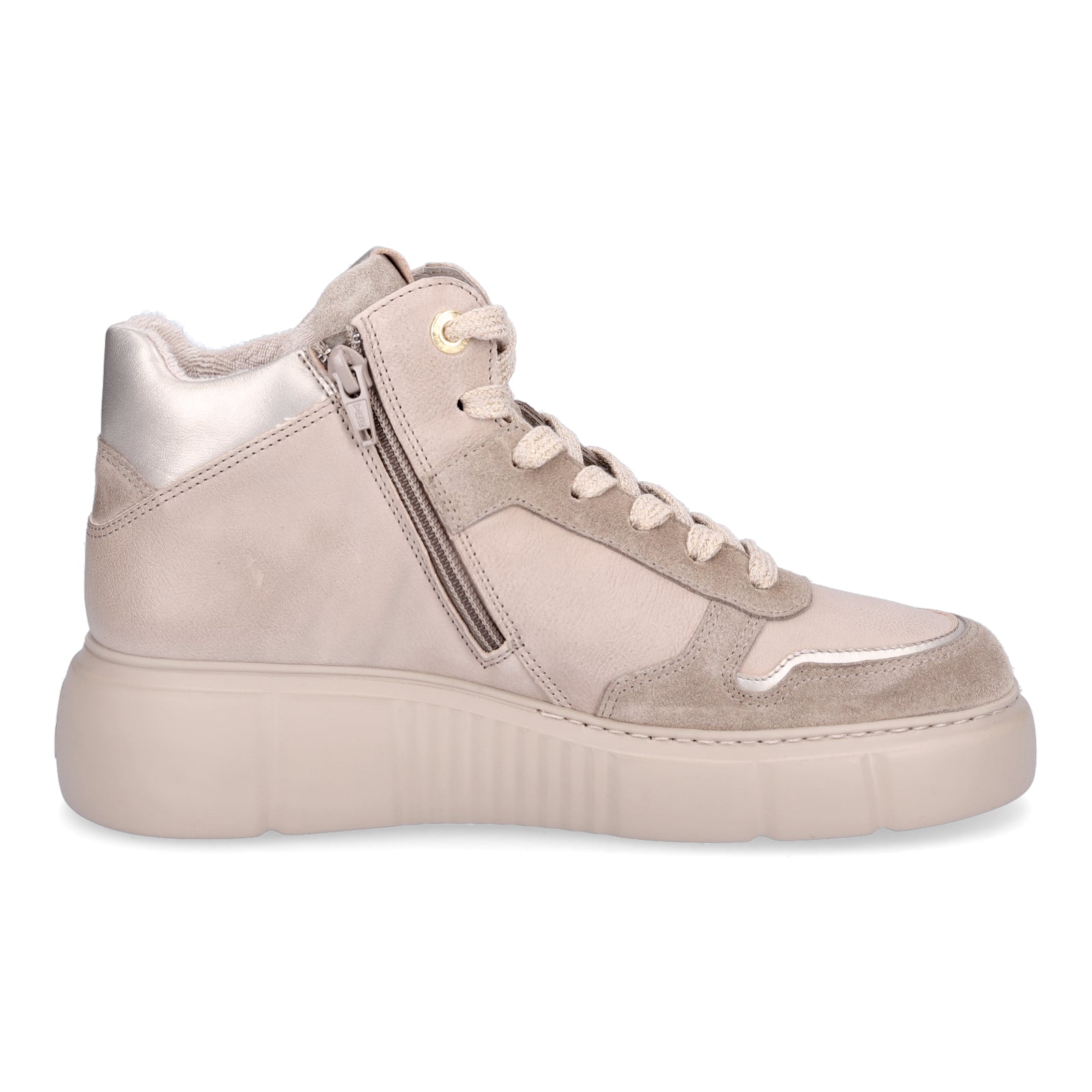 Paul Green Damen High-Top Sneaker beige