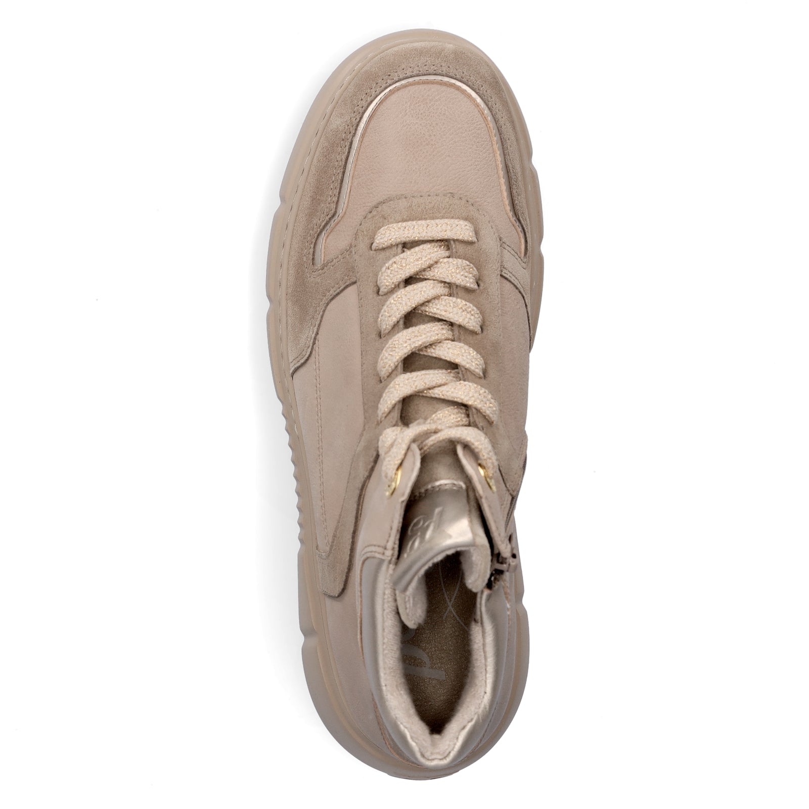Paul Green Damen High-Top Sneaker beige