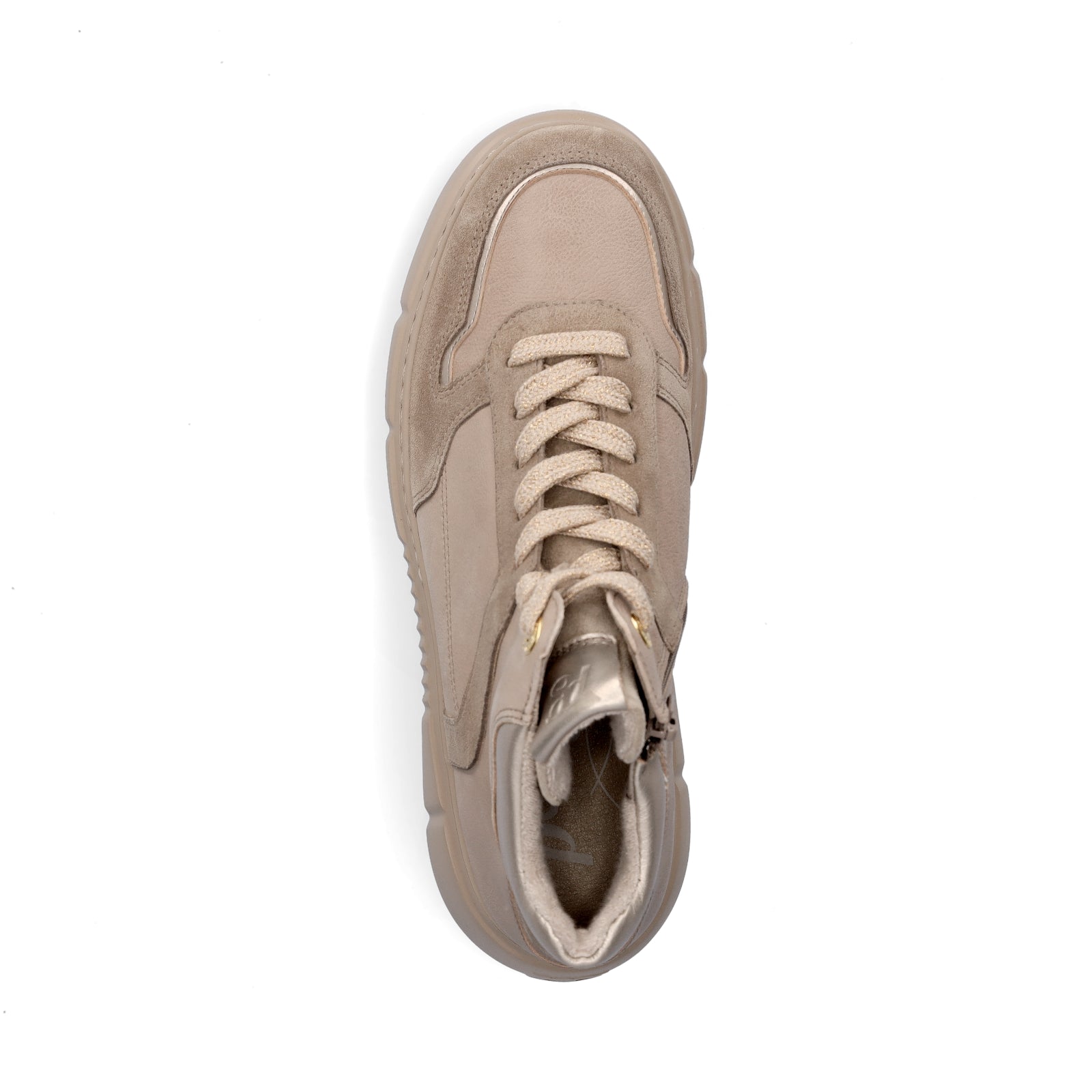 Paul Green Damen High-Top Sneaker beige