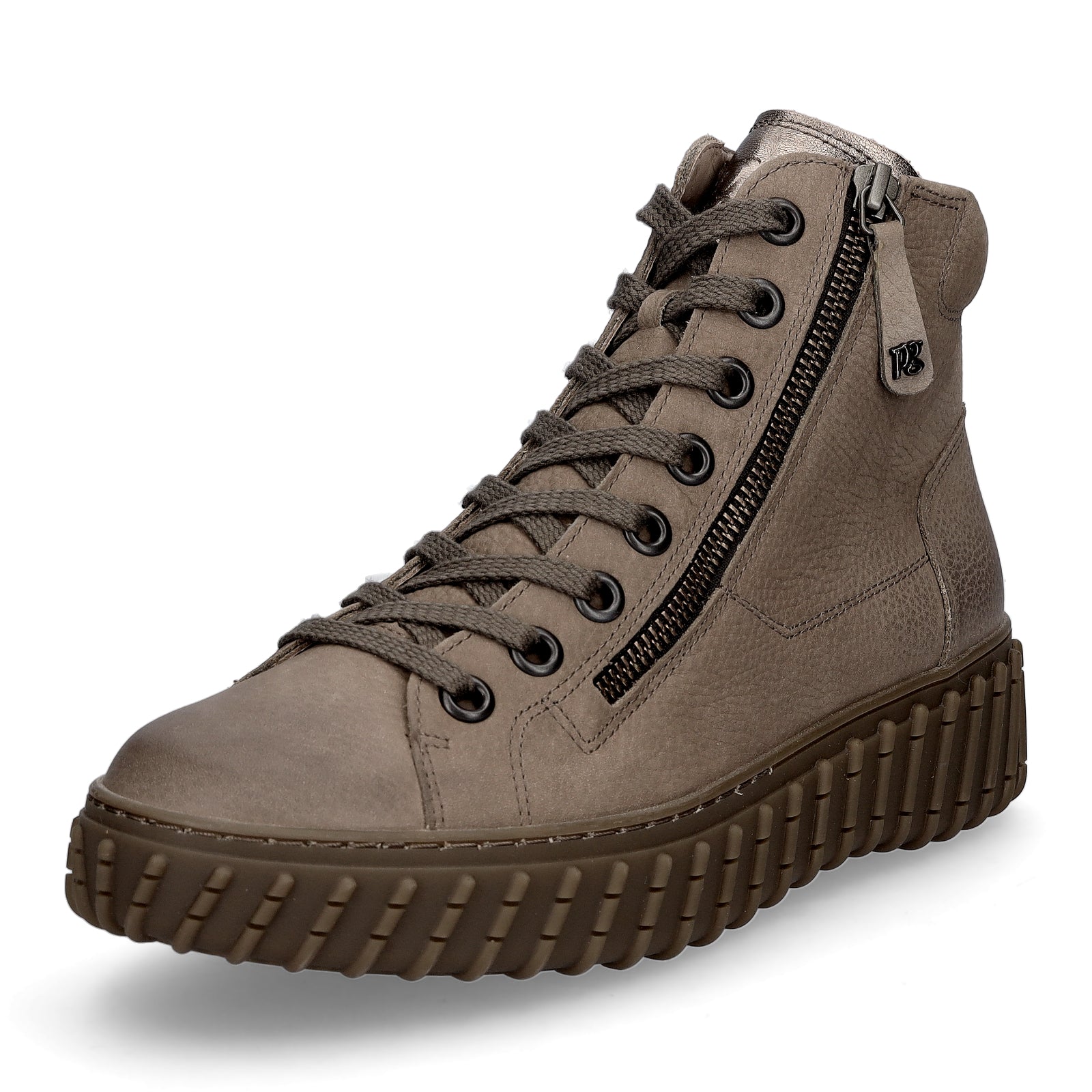 Paul Green Damen High-Top Sneaker taupe