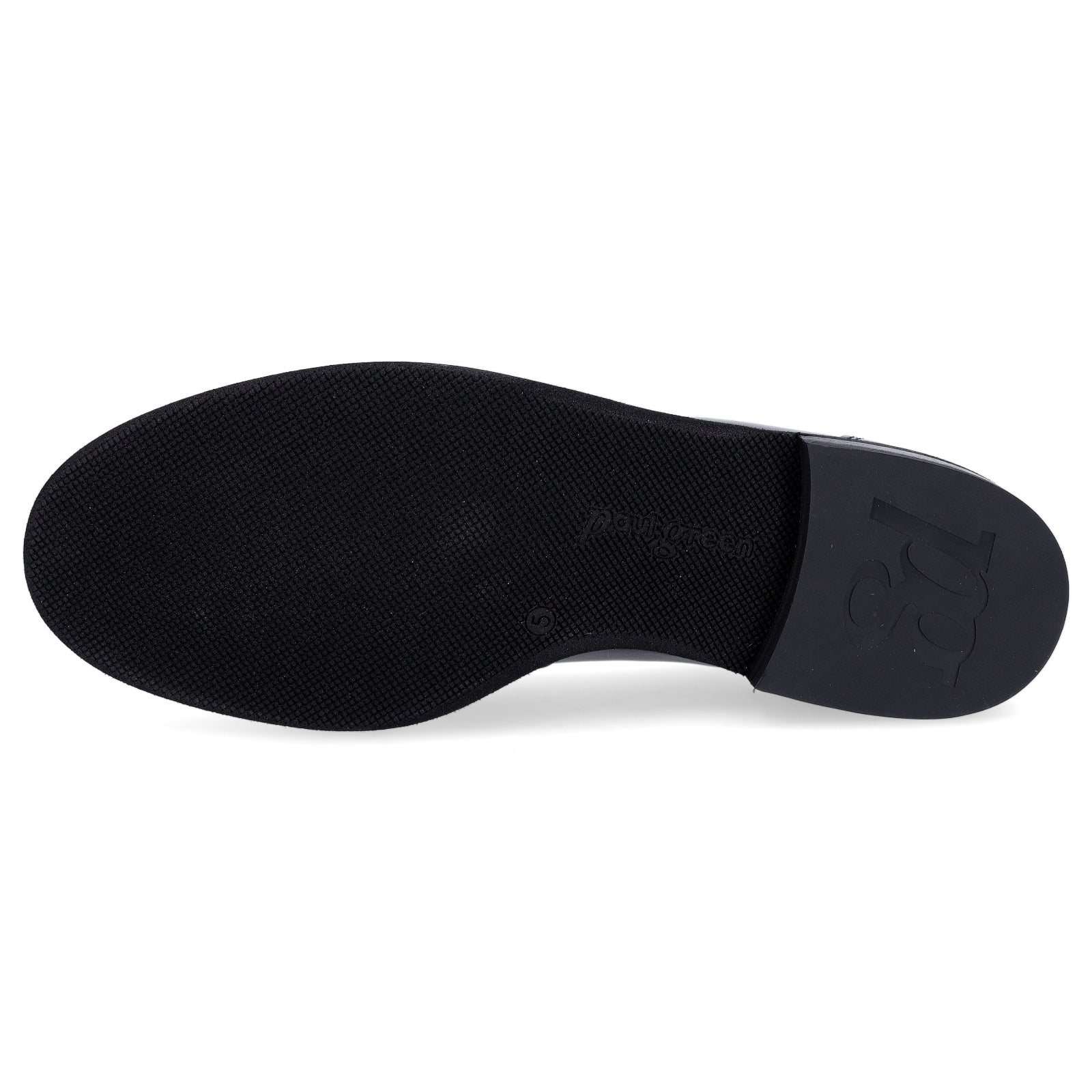 Paul Green women's leather loafers black