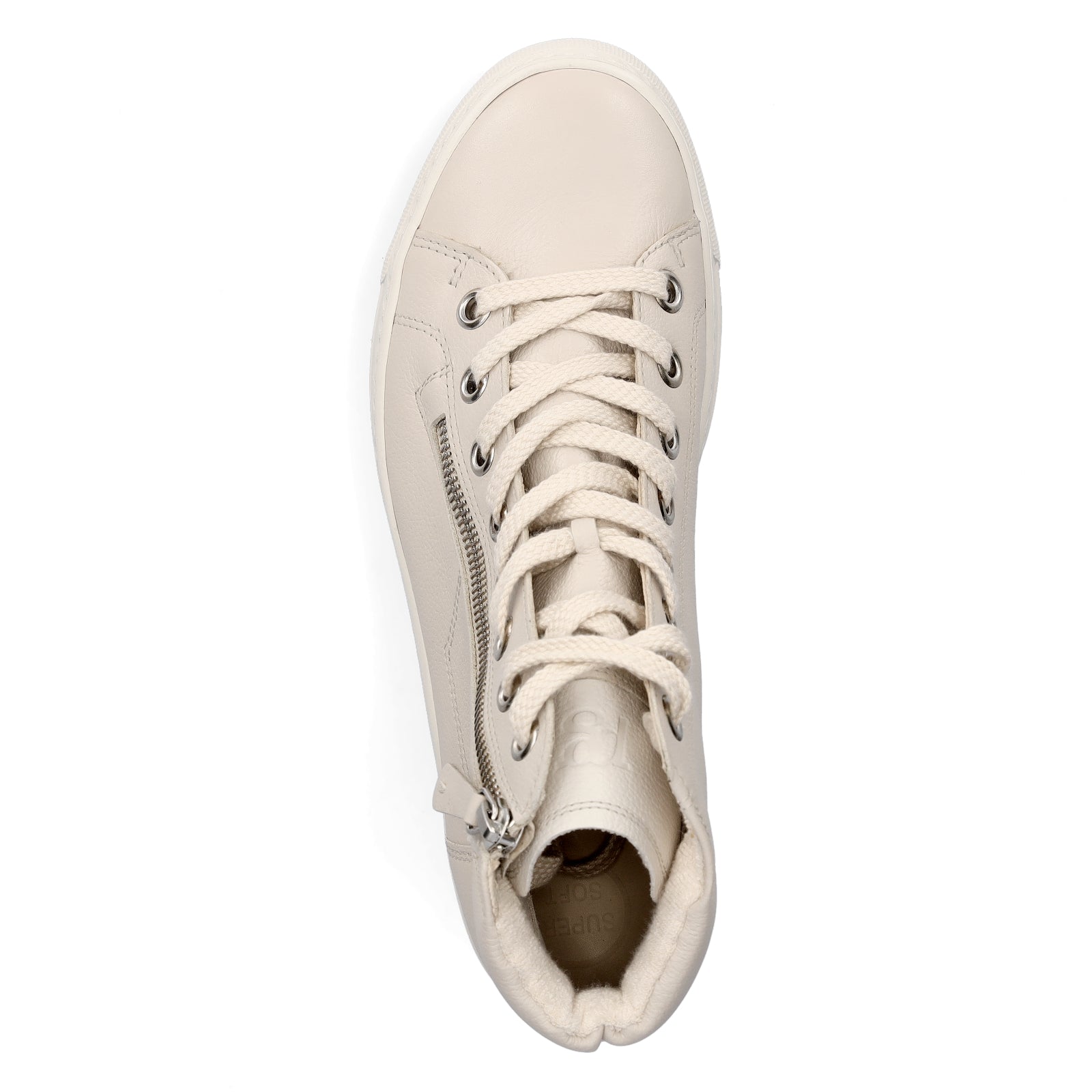 Paul Green Damen High-Top Sneaker beige