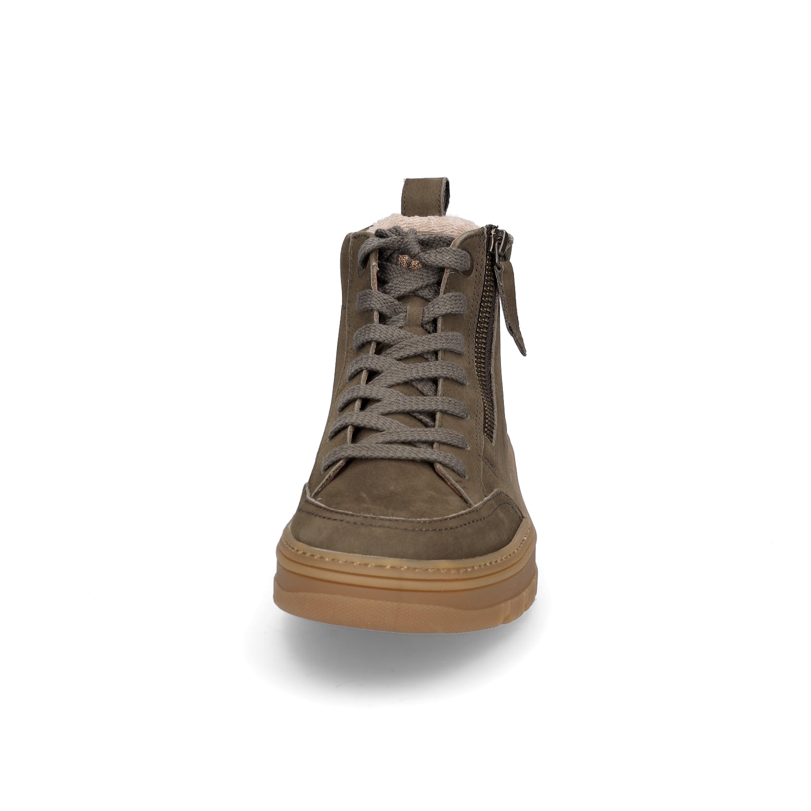 Paul Green women's high-top sneakers olive green