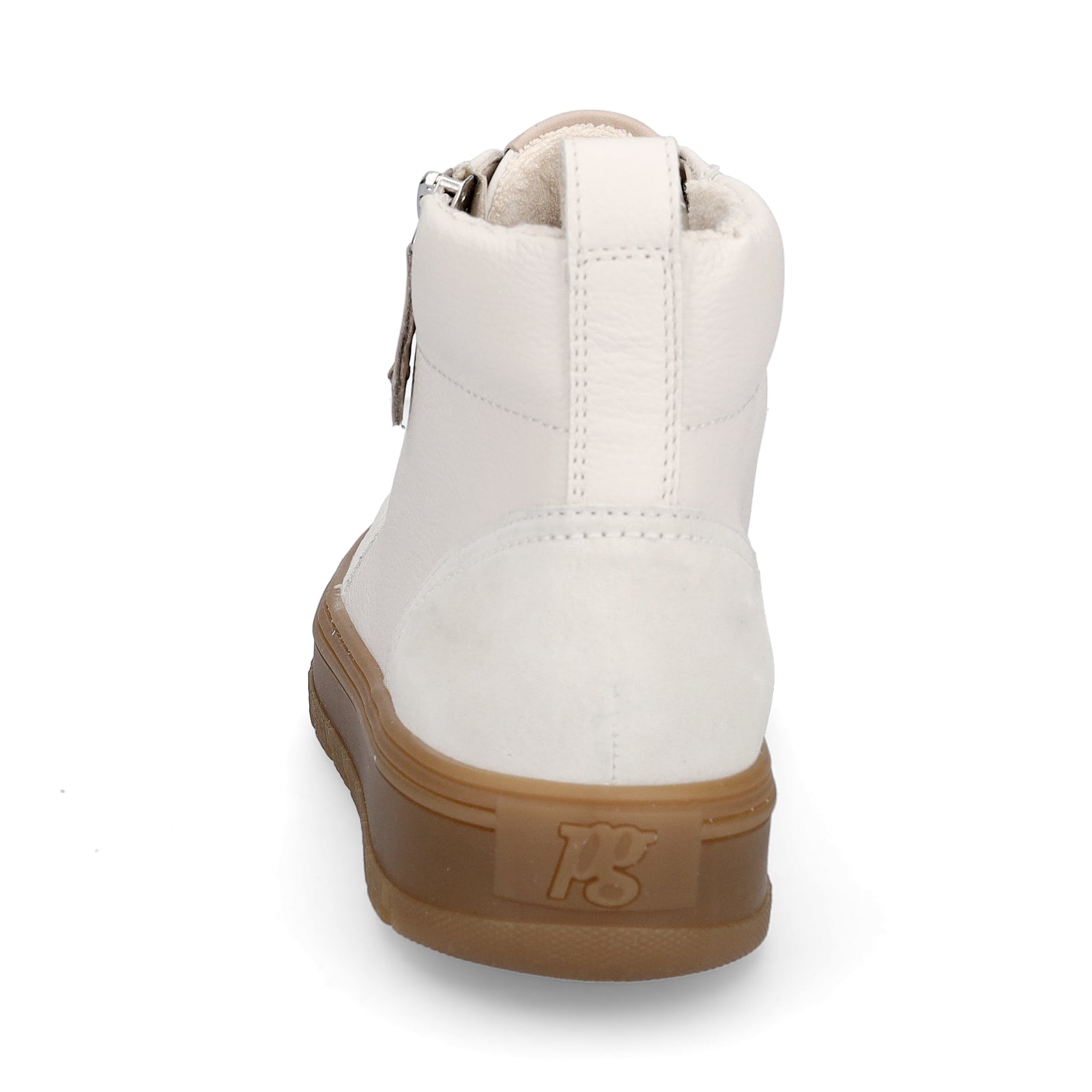Paul Green women's high-top sneakers offwhite