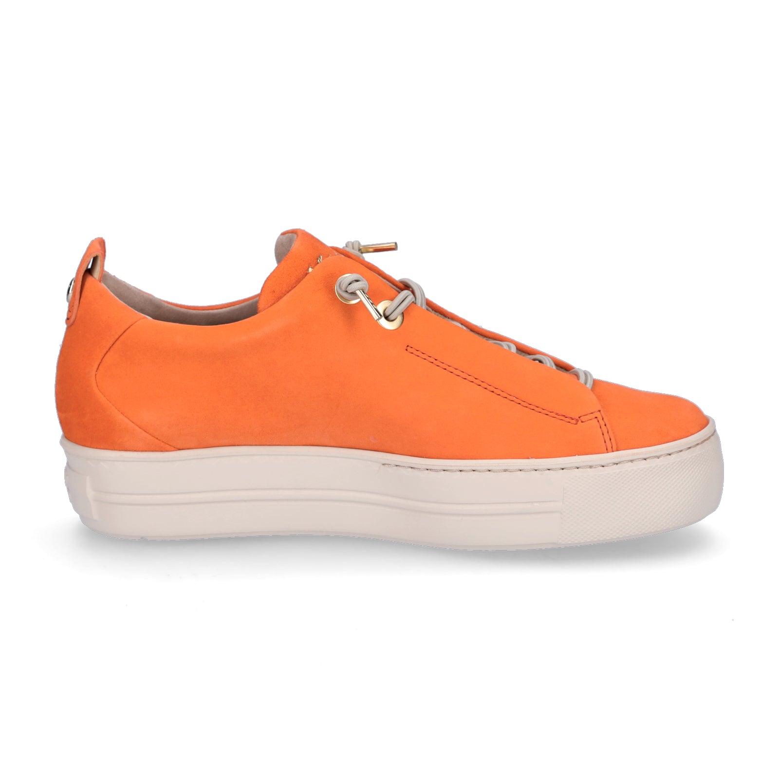 Paul Green women's leather sneakers orange