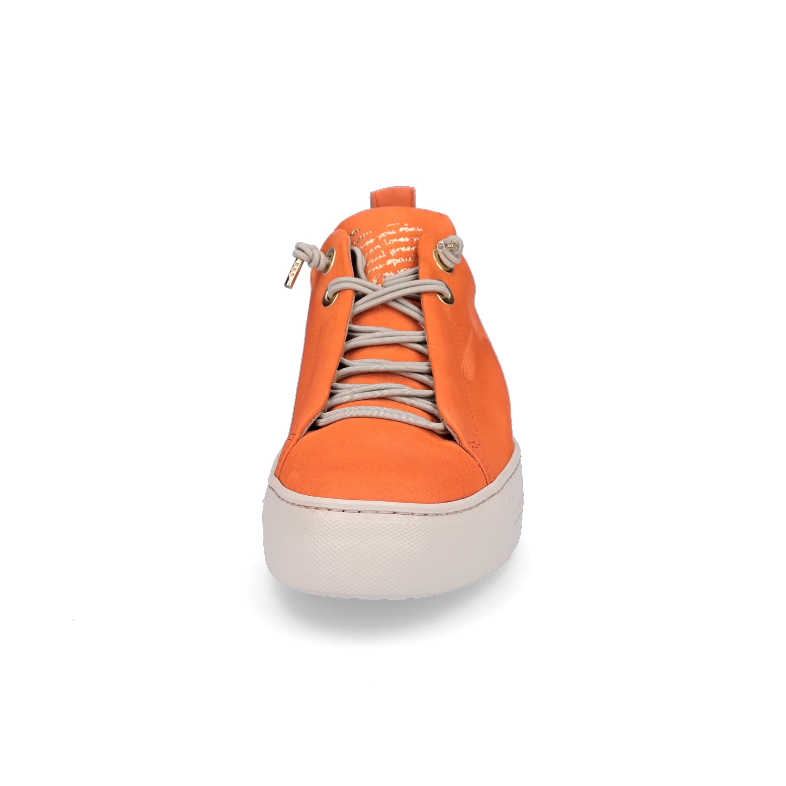 Paul Green women's leather sneakers orange