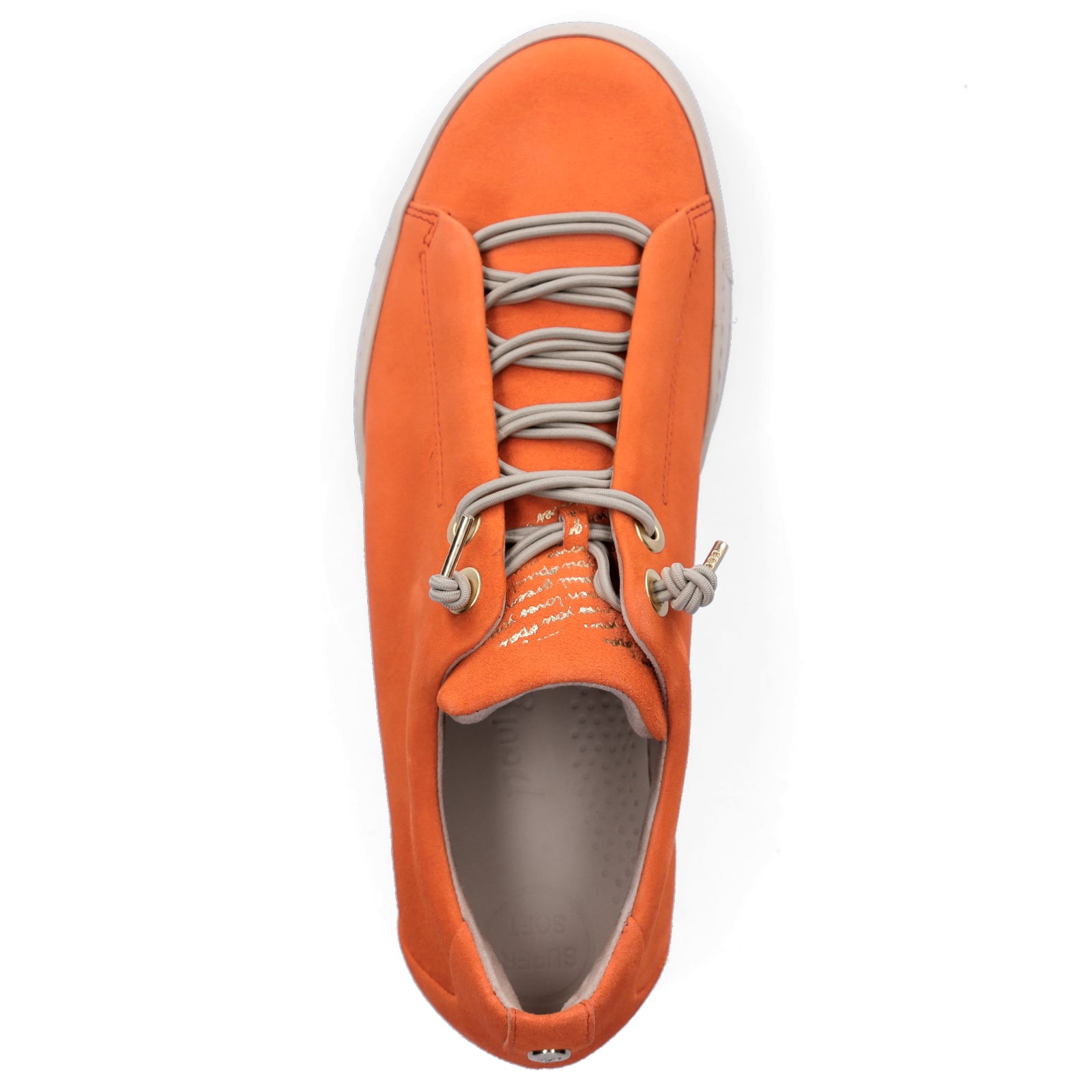 Paul Green women's leather sneakers orange