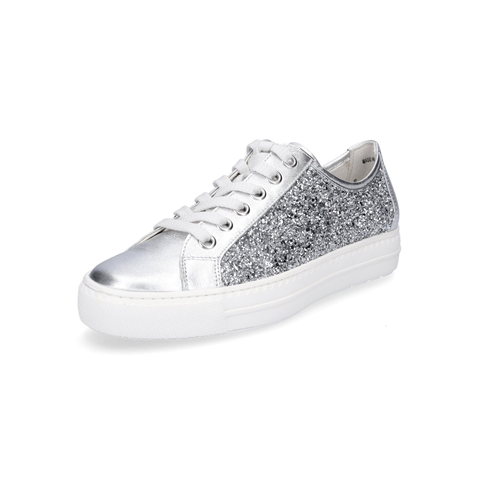 Paul Green women's sneakers silver metallic