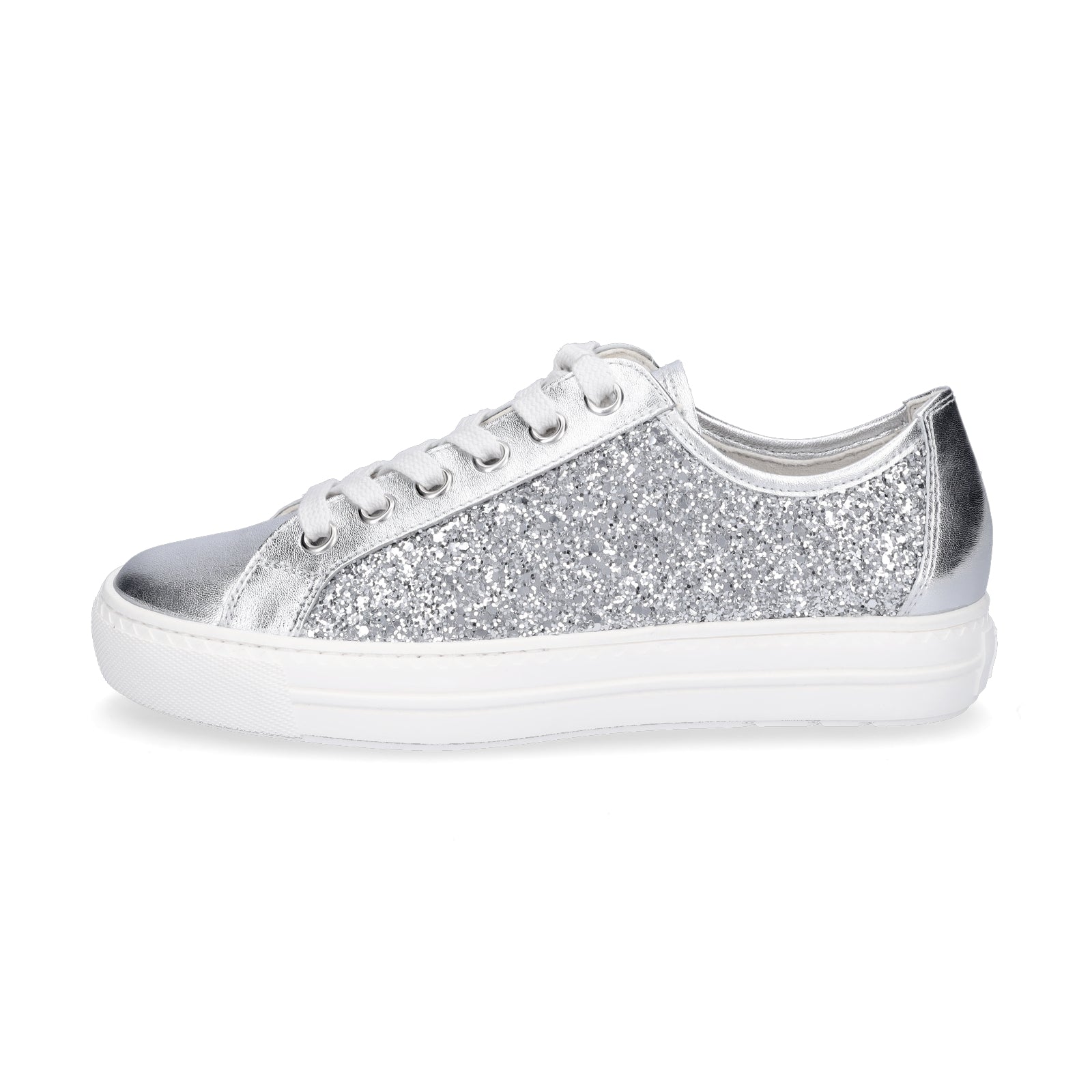 Paul Green women's sneakers silver metallic