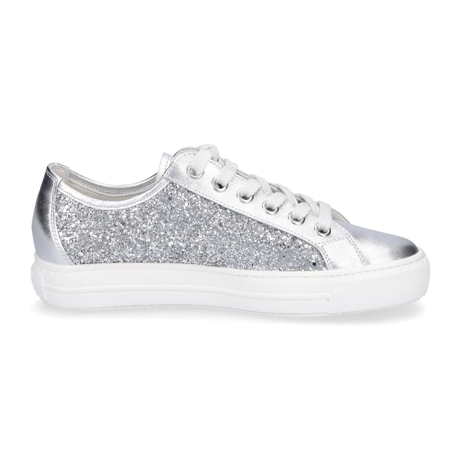 Paul Green women's sneakers silver metallic