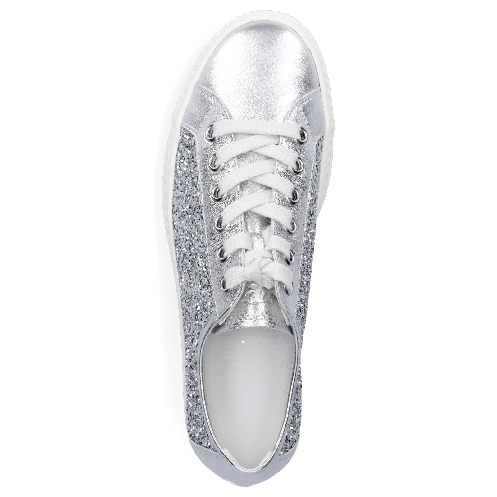 Paul Green women's sneakers silver metallic