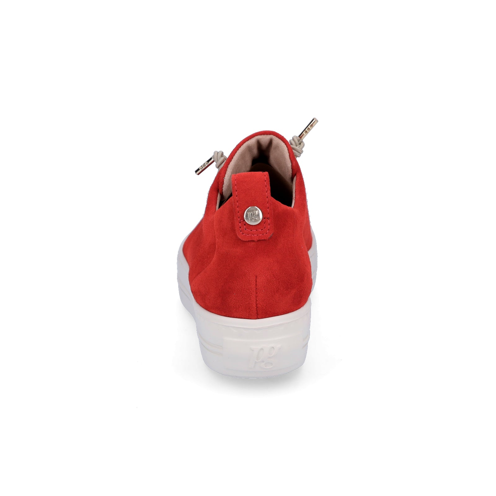 Paul Green Damen Leder Sneaker rot