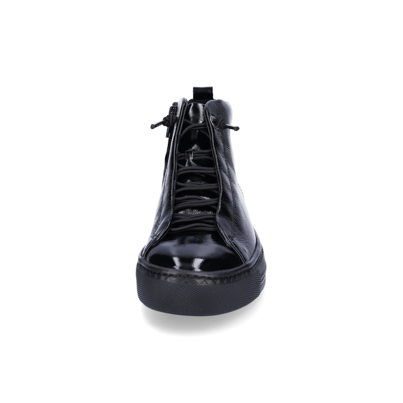 Paul Green Damen High-Top Sneaker schwarz Lack
