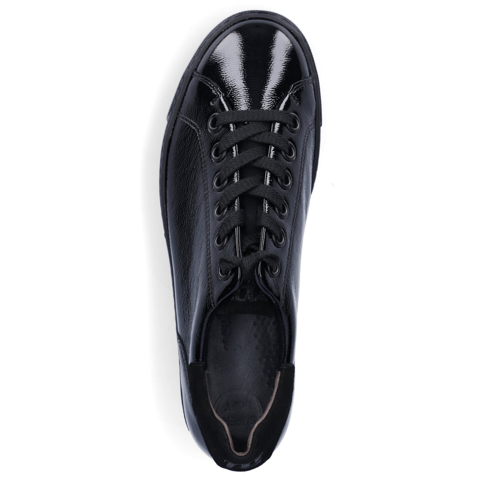 Paul Green Damen Sneaker schwarz Lack