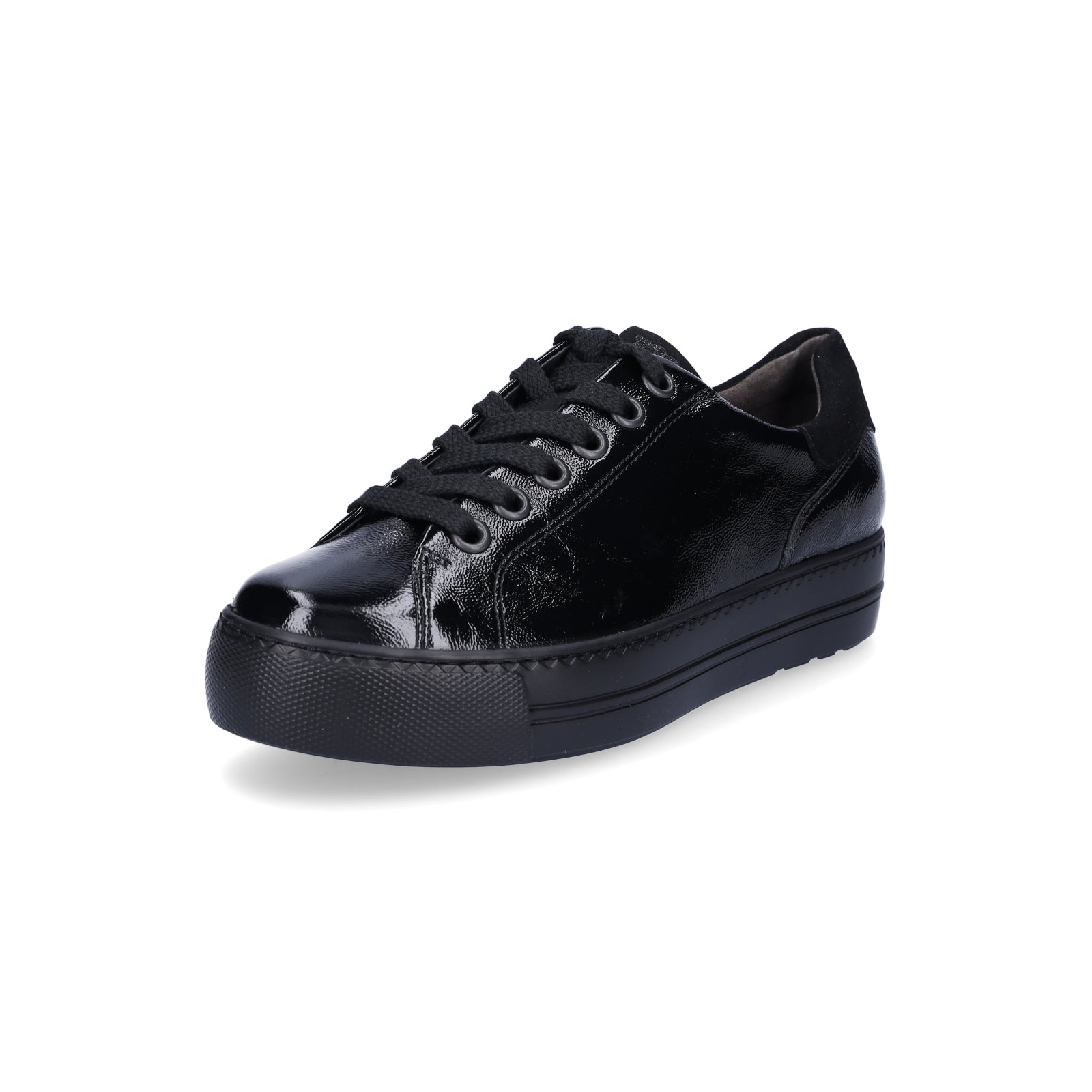 Paul Green women's sneakers black patent