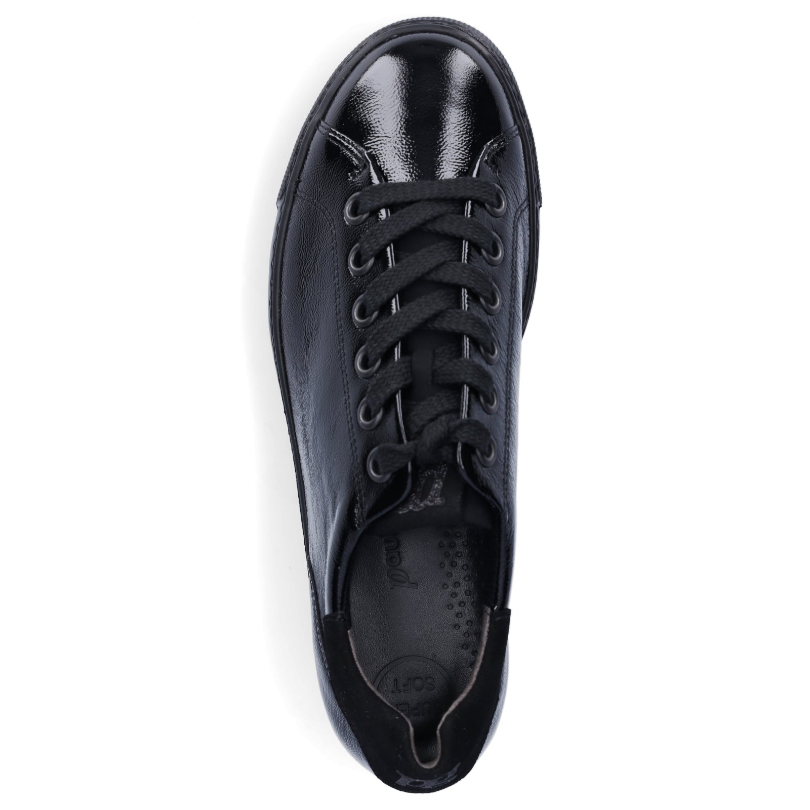 Paul Green women's sneakers black patent