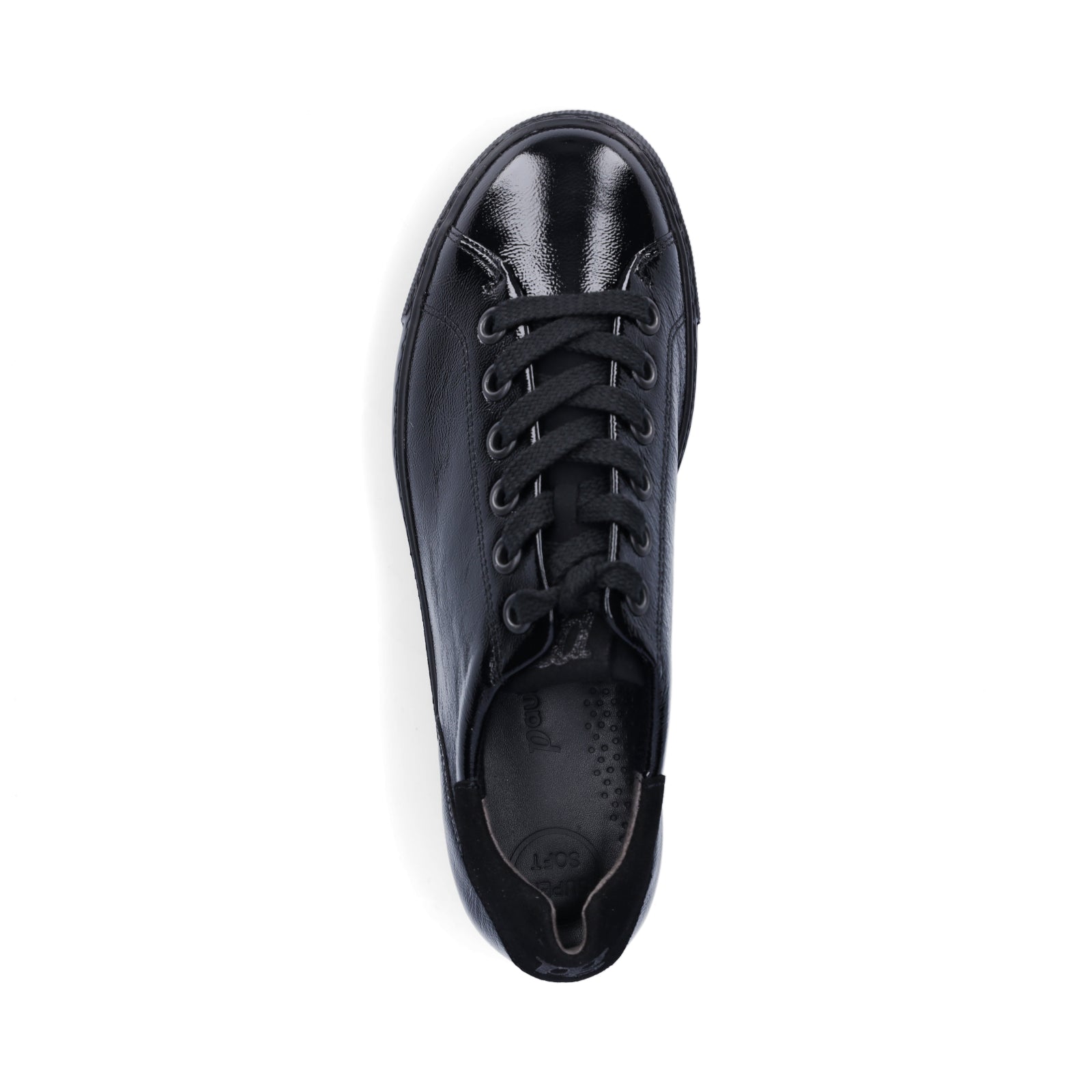 Paul Green women's sneakers black patent