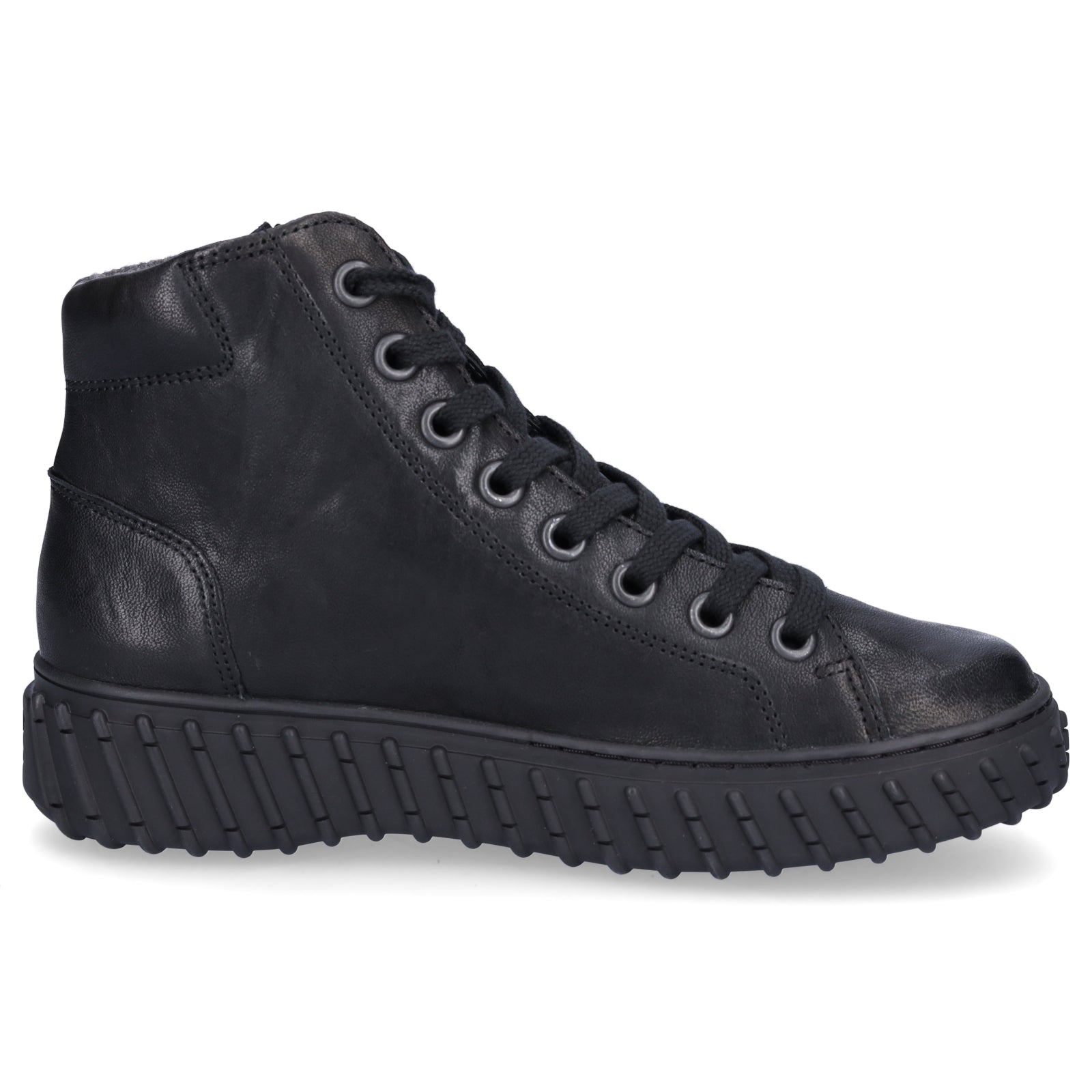Paul Green Damen High-Top Sneaker schwarz