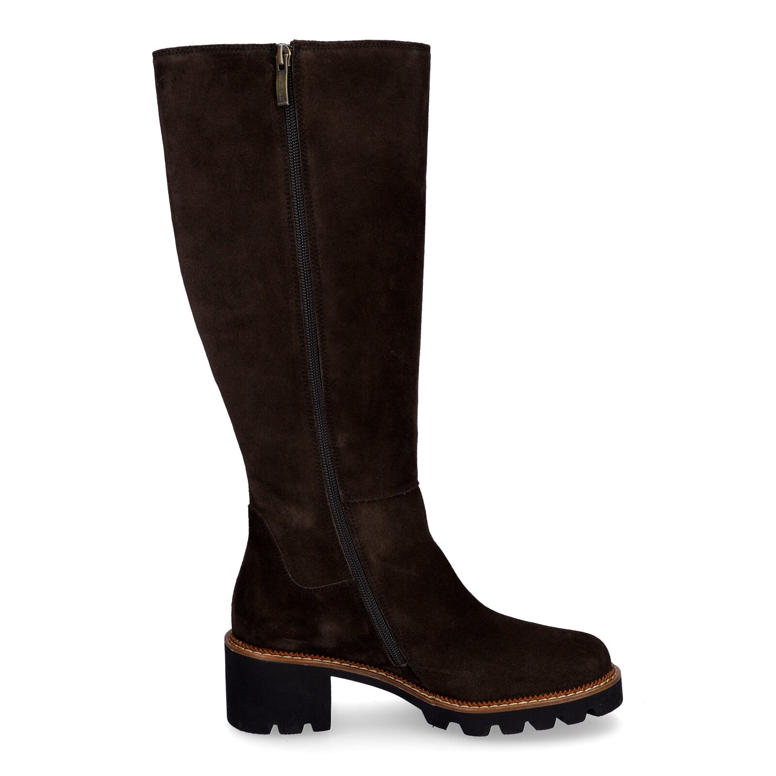 Paul Green Damen Stiefel dunkelbraun