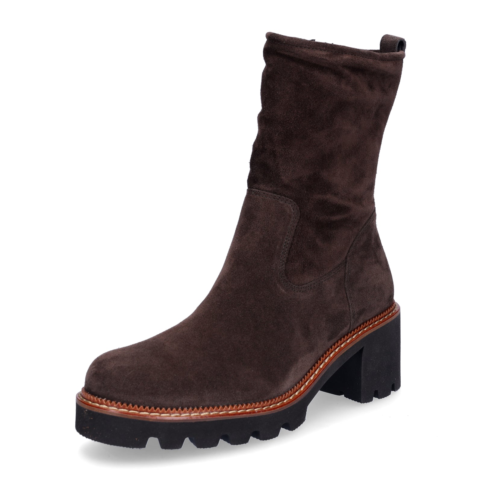 Paul Green women's ankle boots dark brown