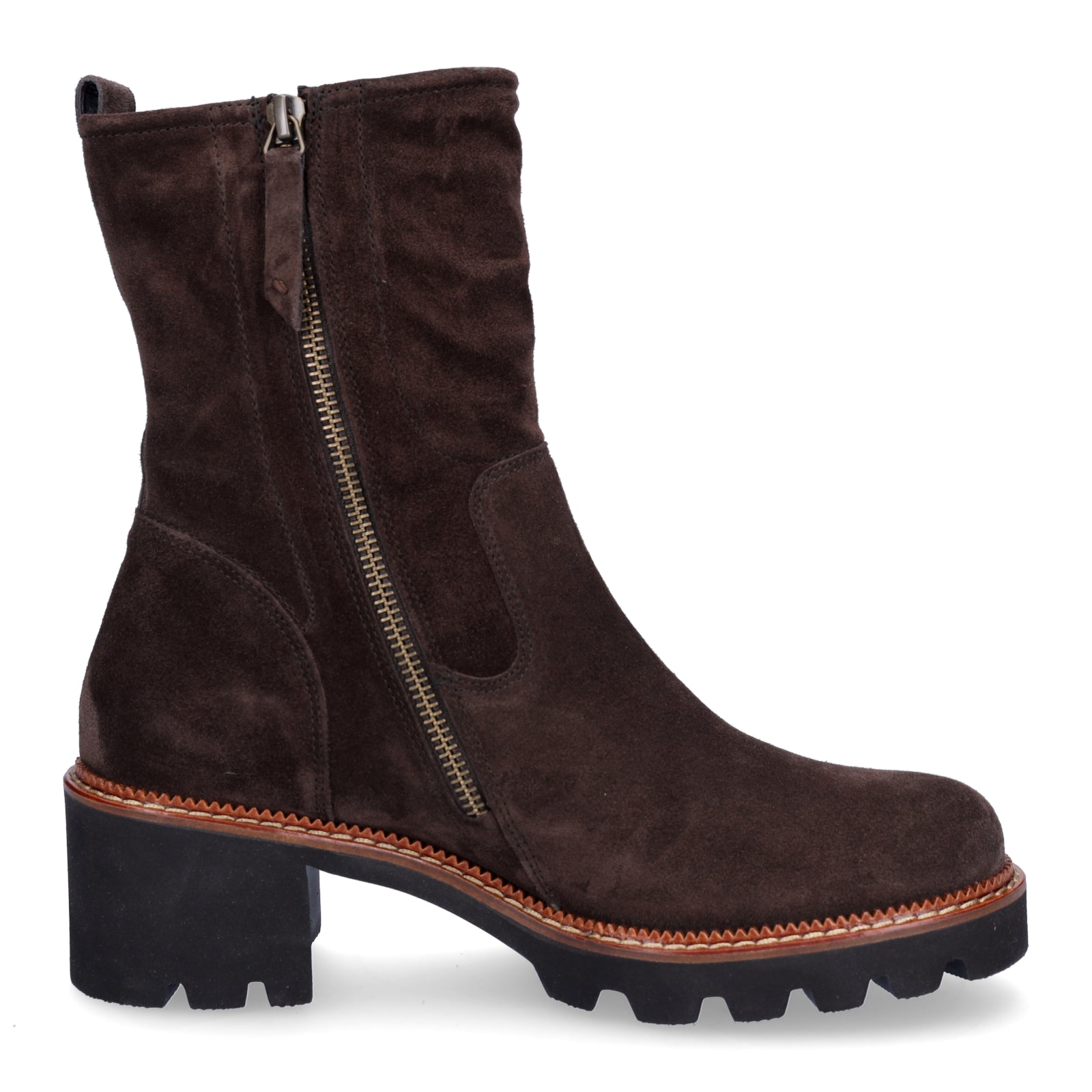 Paul Green women's ankle boots dark brown