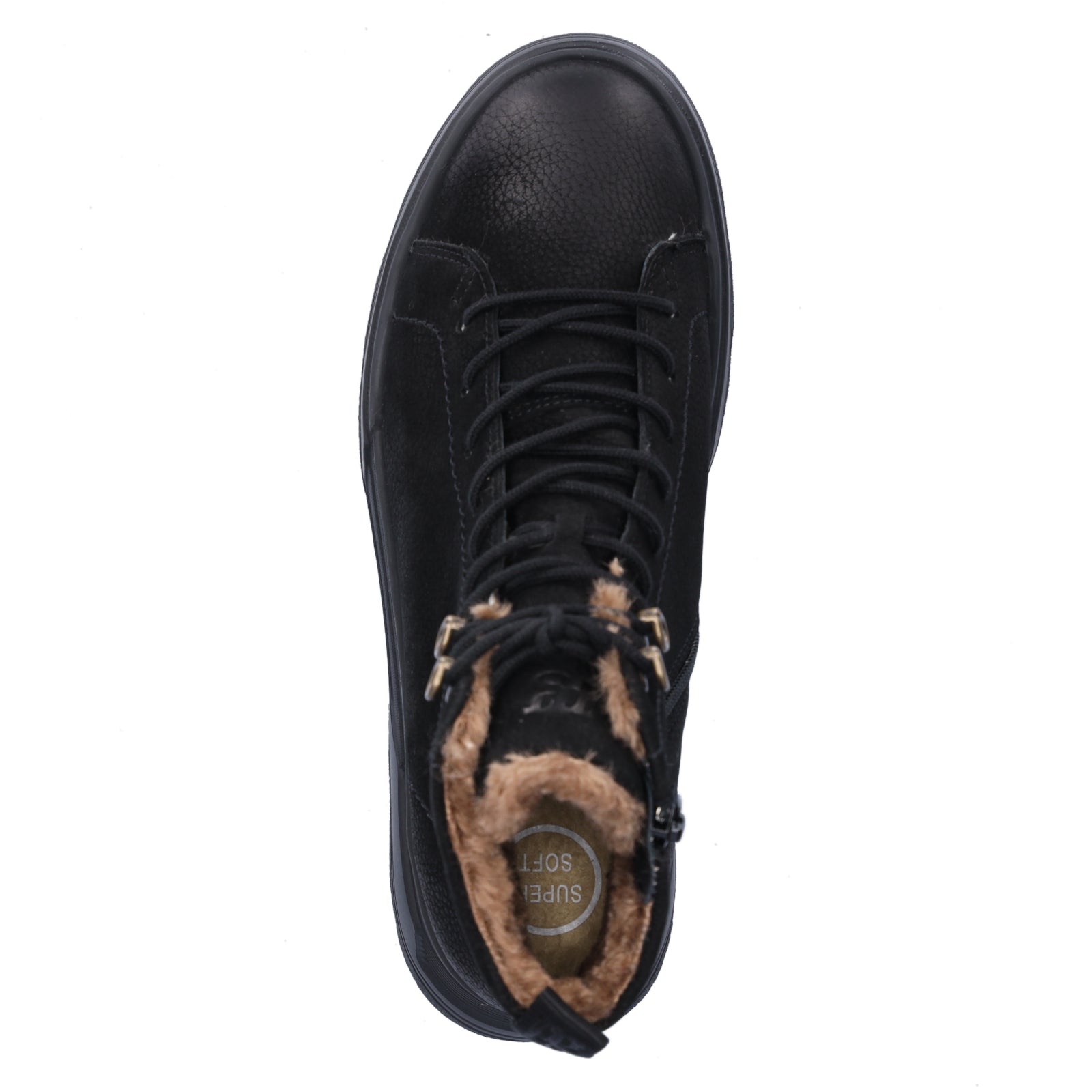 Paul Green women's lace-up boot black