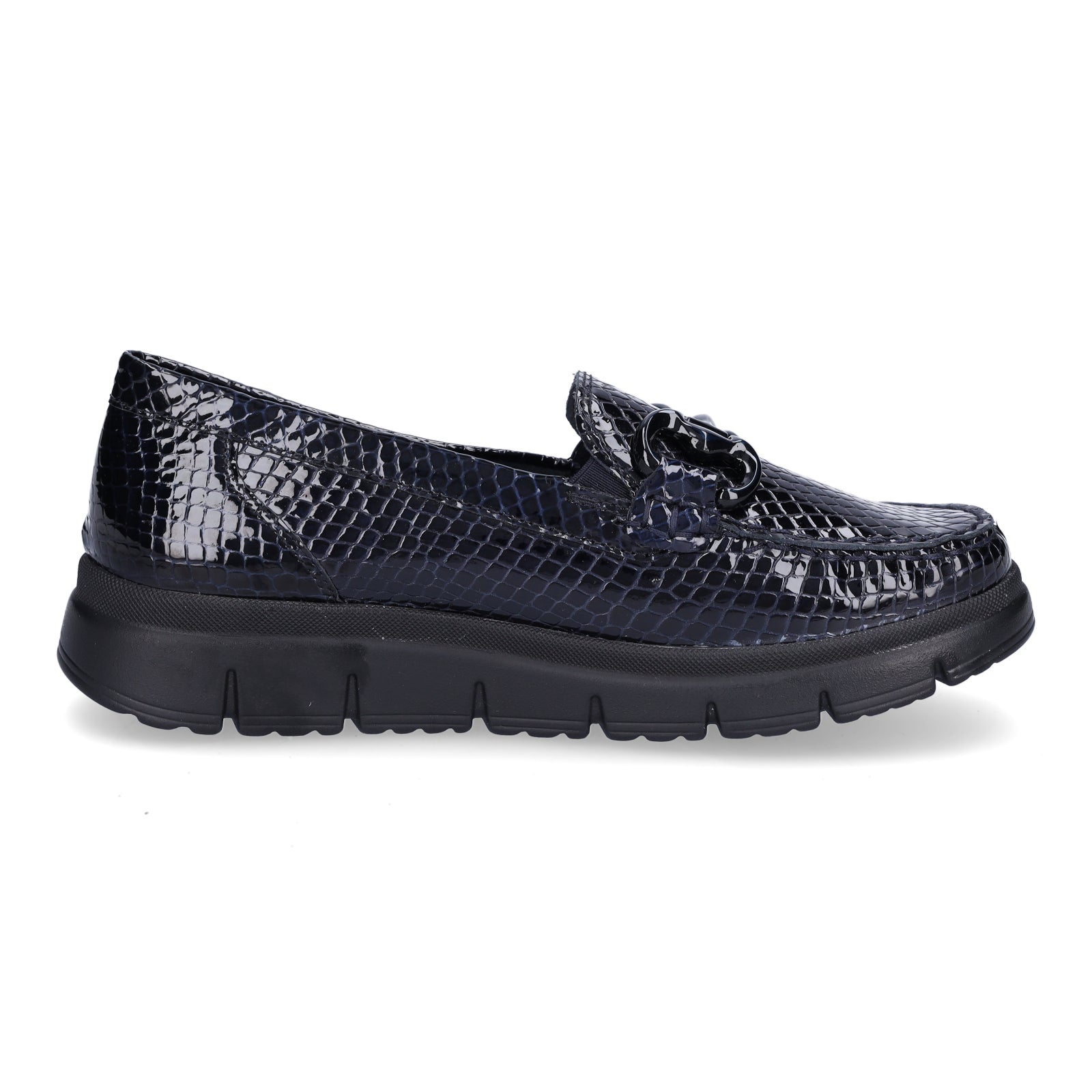 Waldläufer Damen Slipper Pina dunkelblau