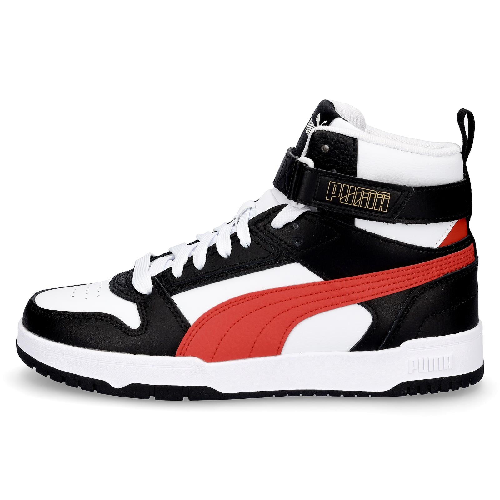 Puma Unisex High Top Sneaker RBD Game weiß schwarz rot