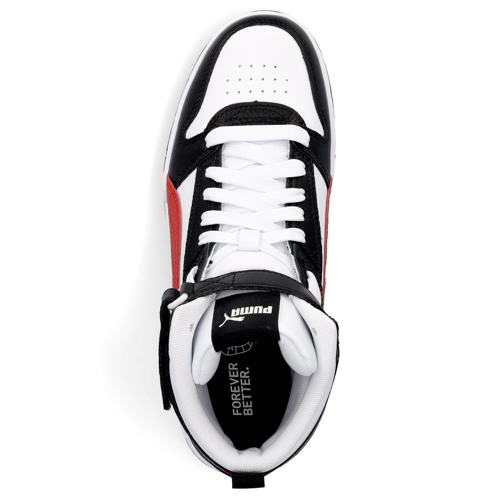 Puma Unisex High Top Sneaker RBD Game weiß schwarz rot