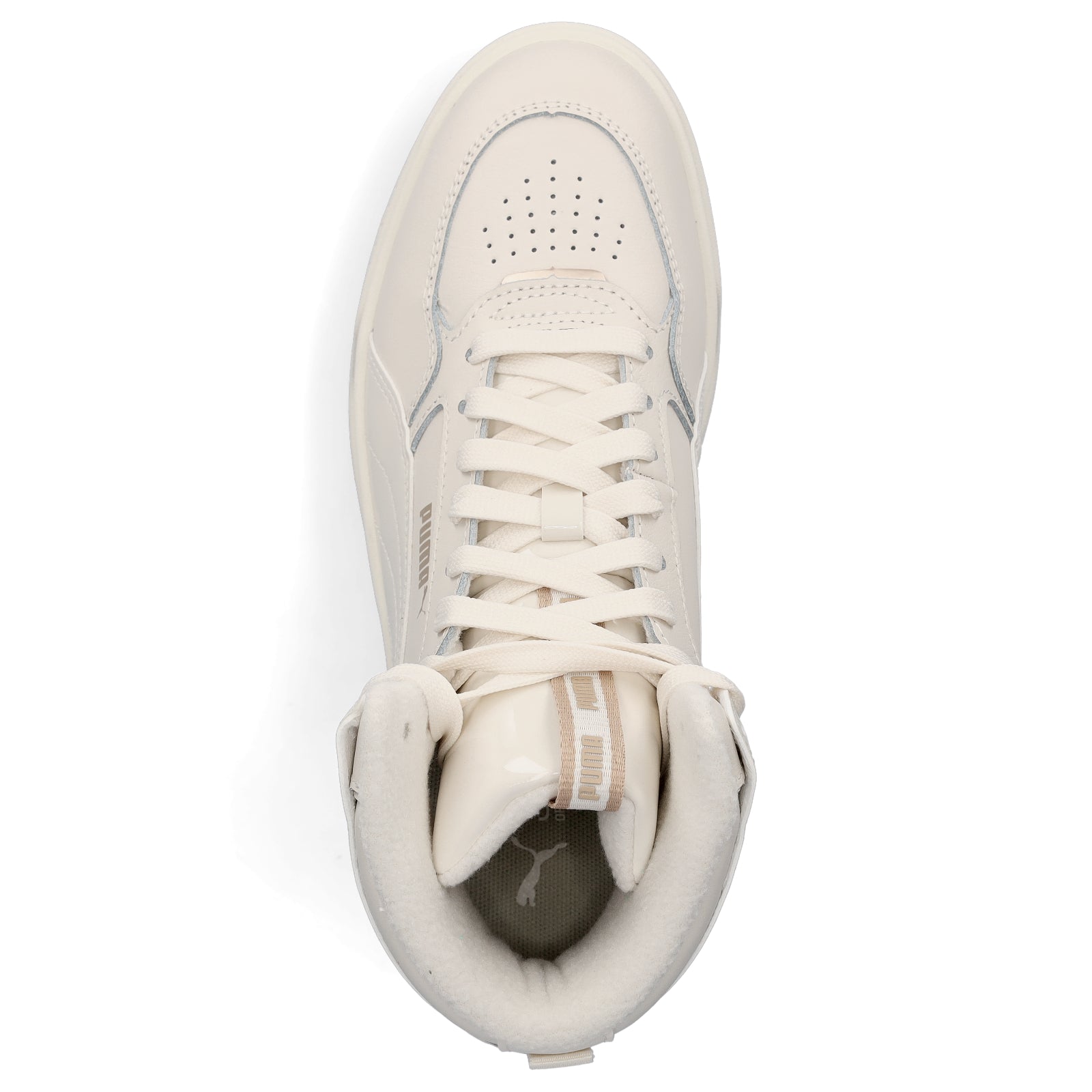 Puma women's platform sneaker Karmen Rebelle Mid WTR beige