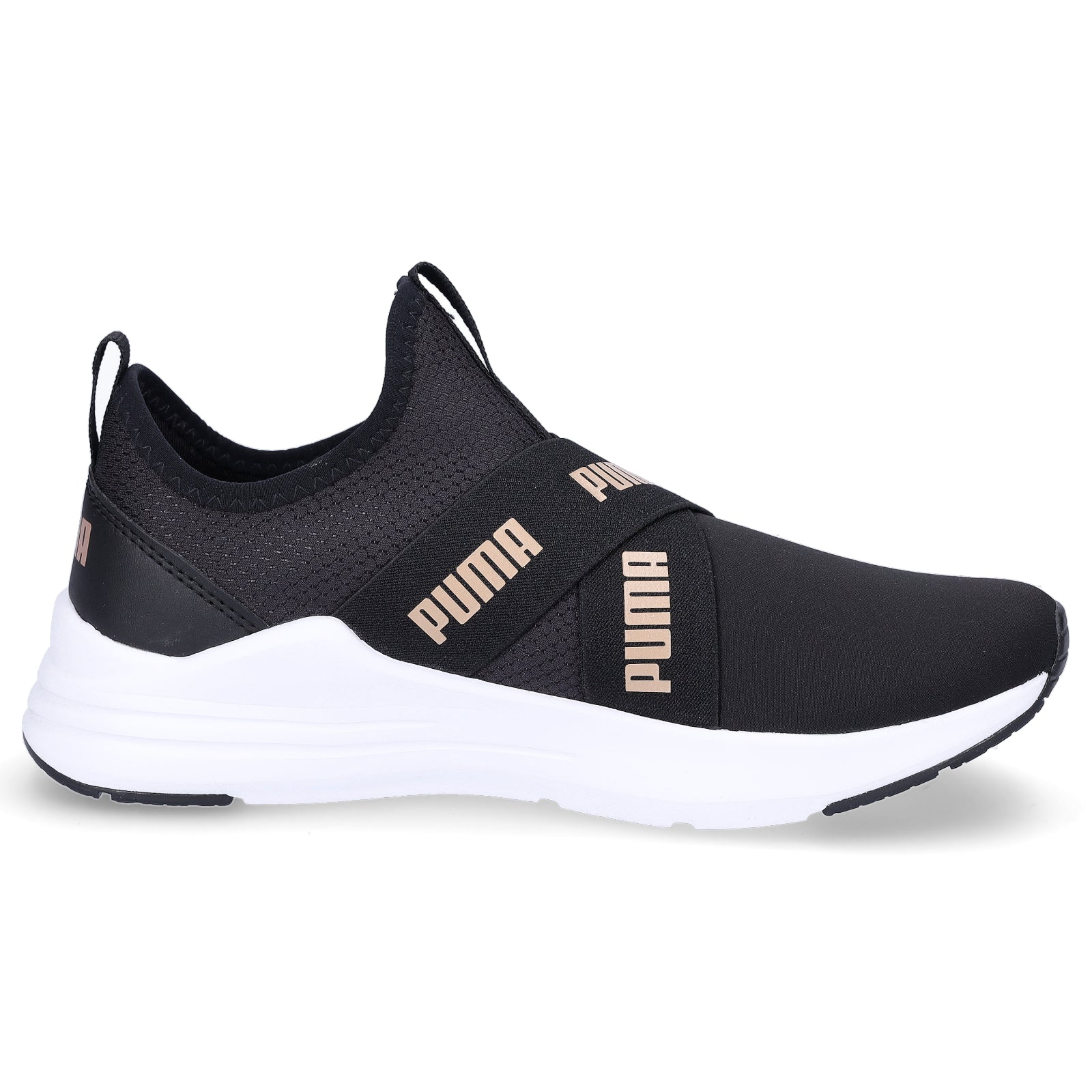 Puma Damen Sneaker Wired Run Slip-on schwarz