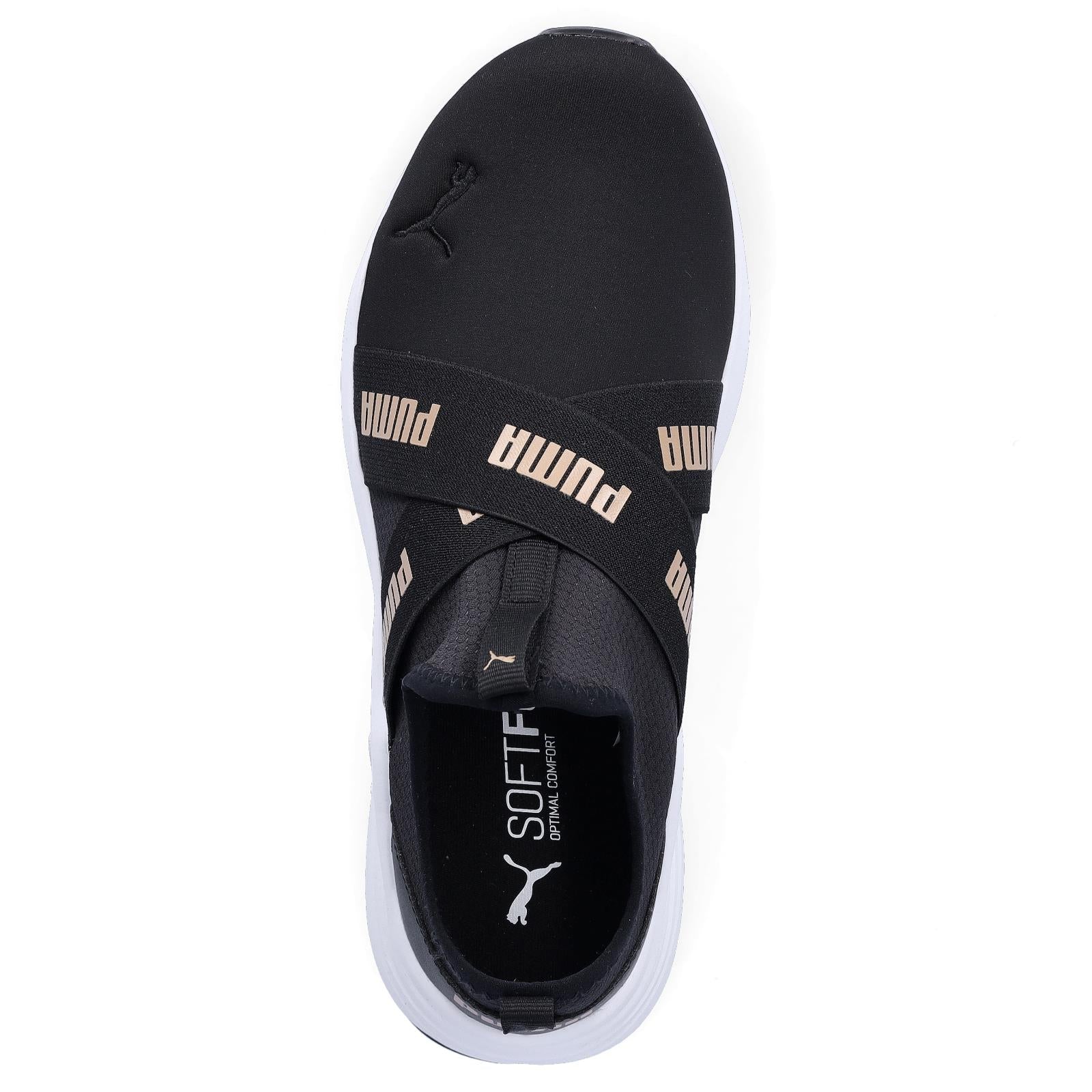 Puma Damen Sneaker Wired Run Slip-on schwarz