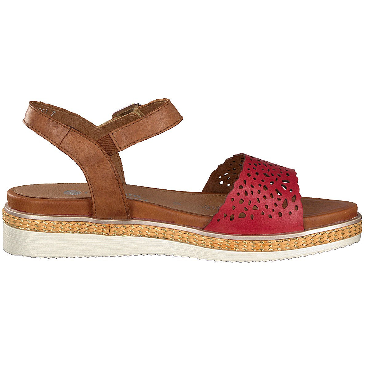 Remonte women's sandals red
