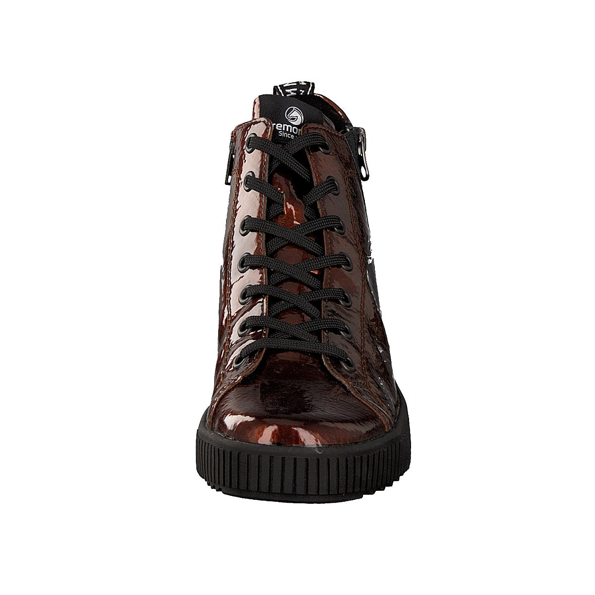 Remonte women's lace-up boot brown