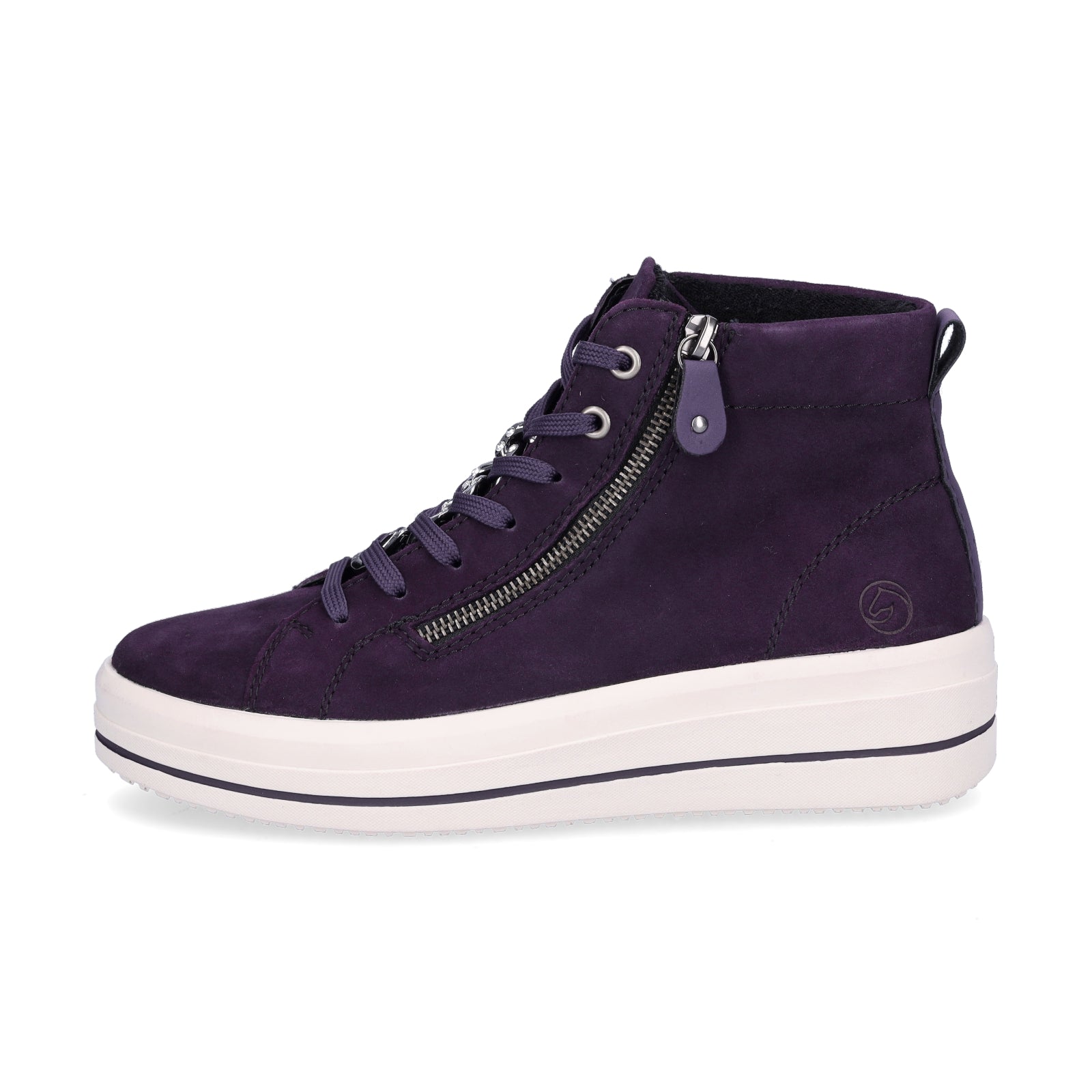 Remonte Damen High-Top Sneaker lila