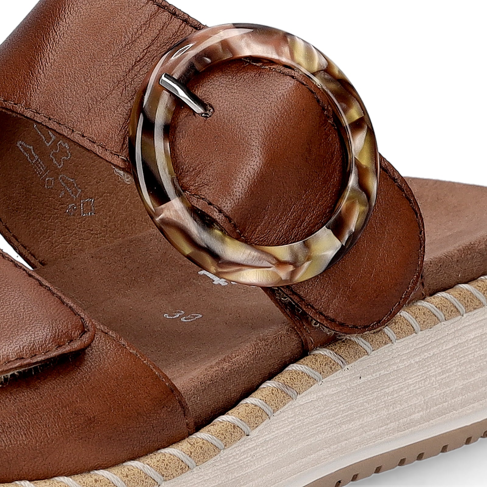 Remonte women's mule brown