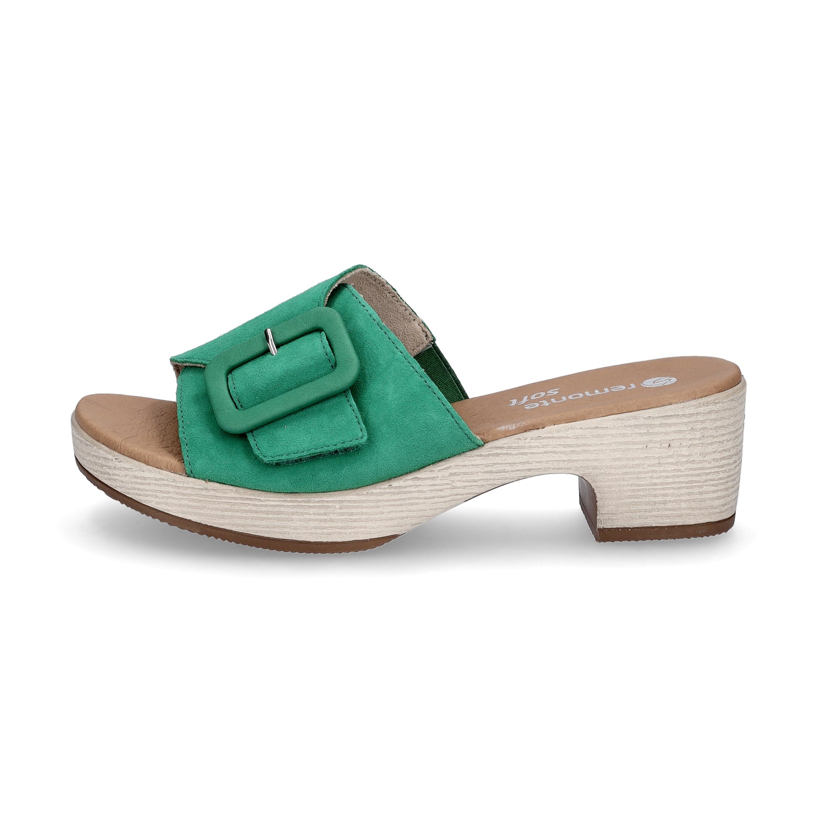 Remonte women's mules green