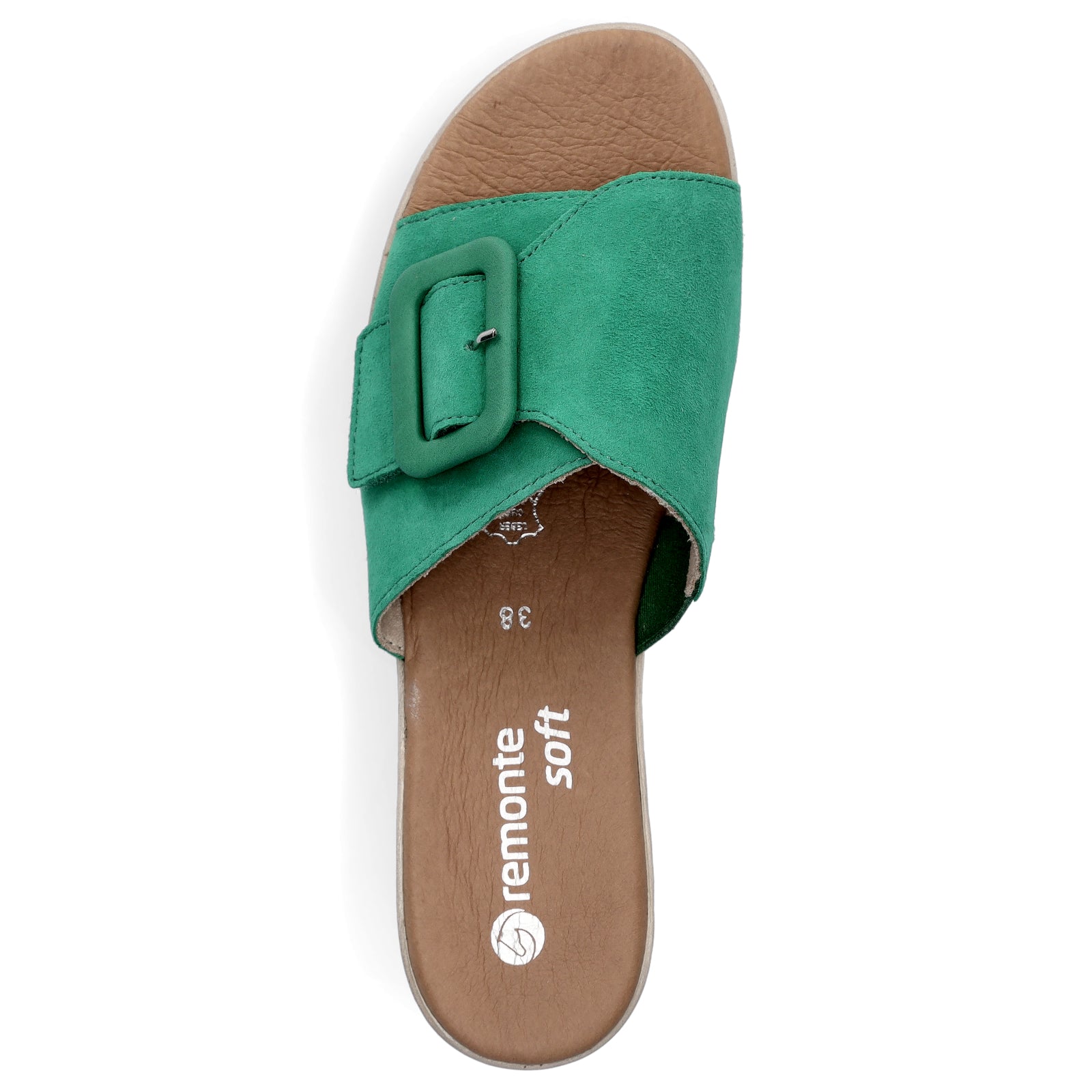 Remonte women's mules green