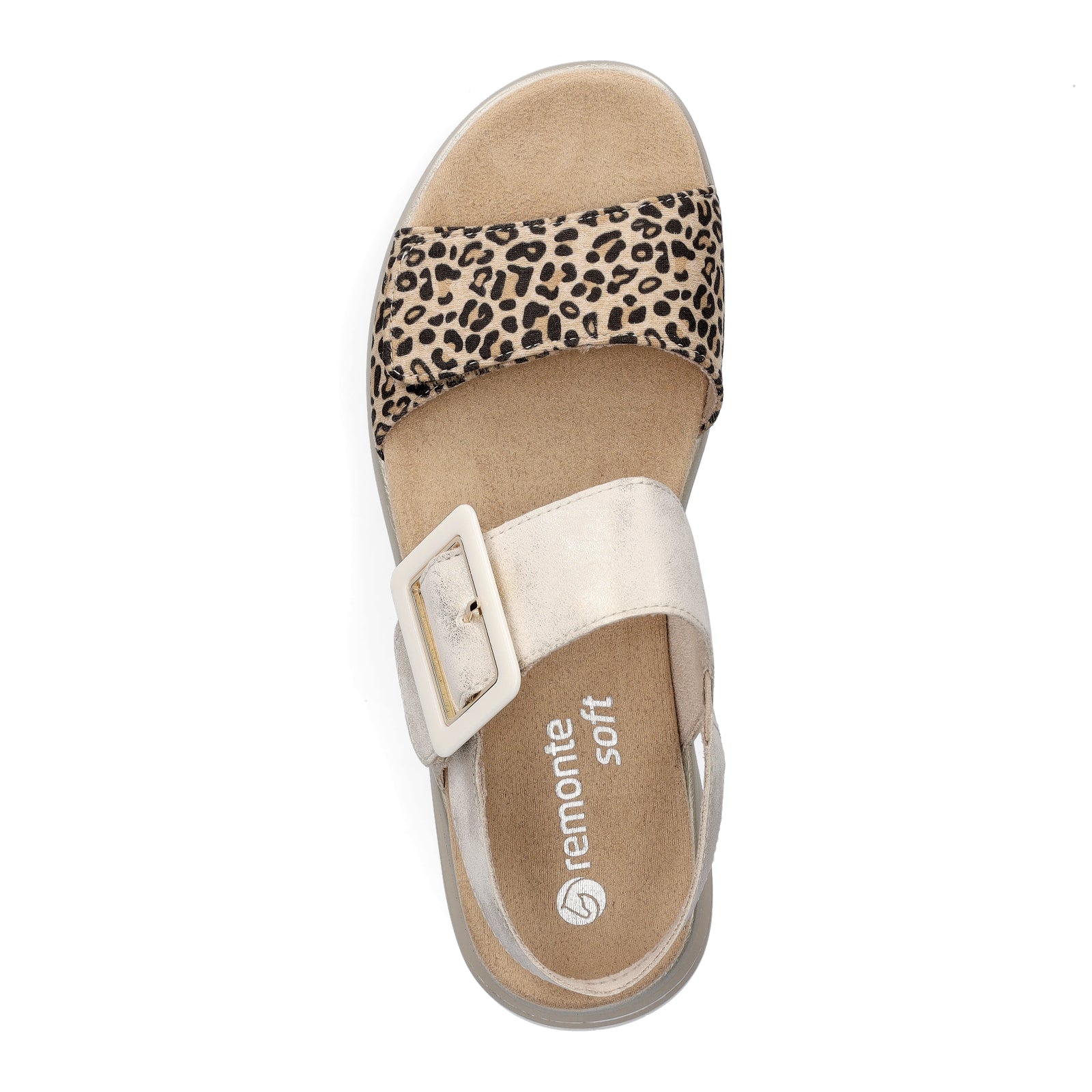 Remonte Damen Sandale gold leo