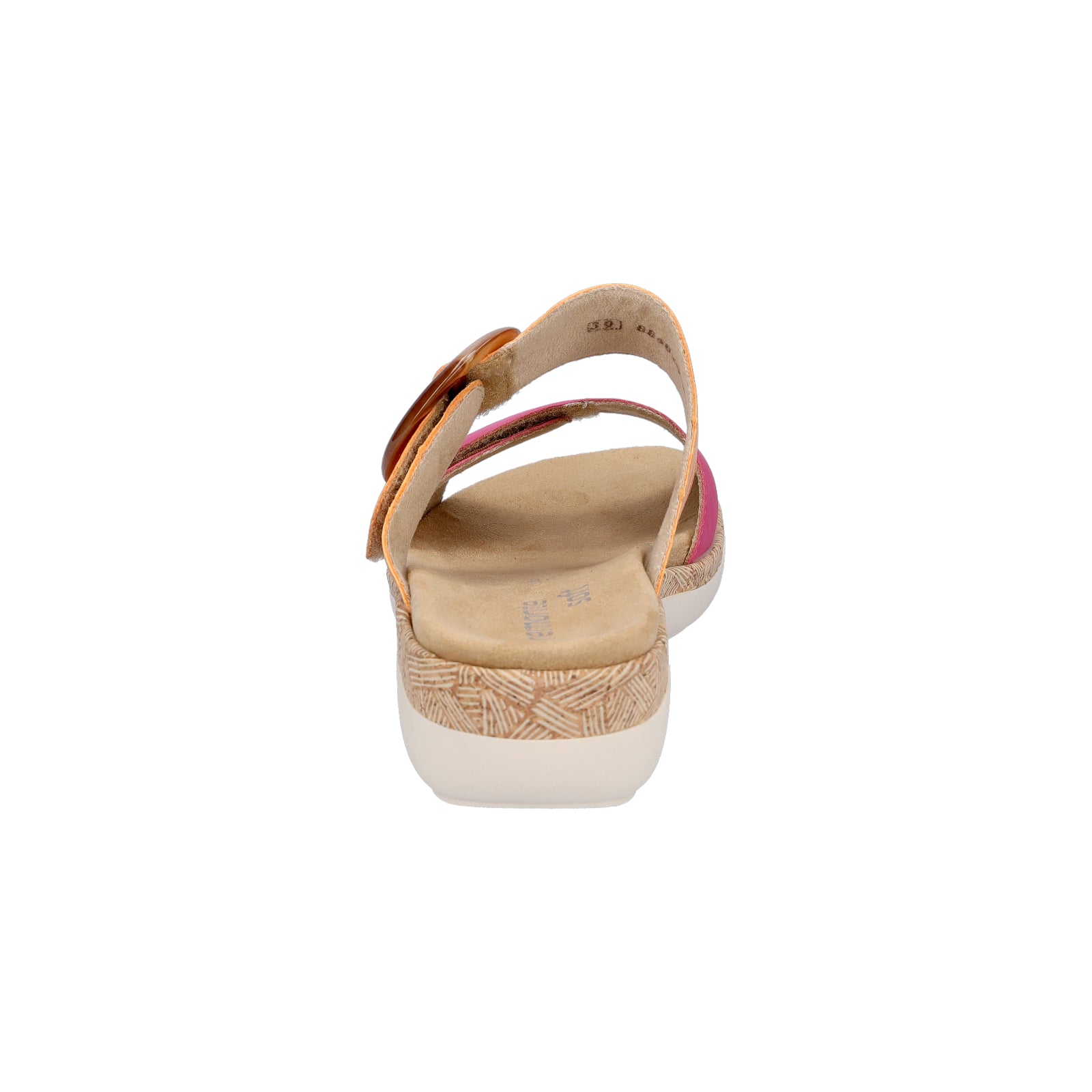 Remonte women's mules orange pink