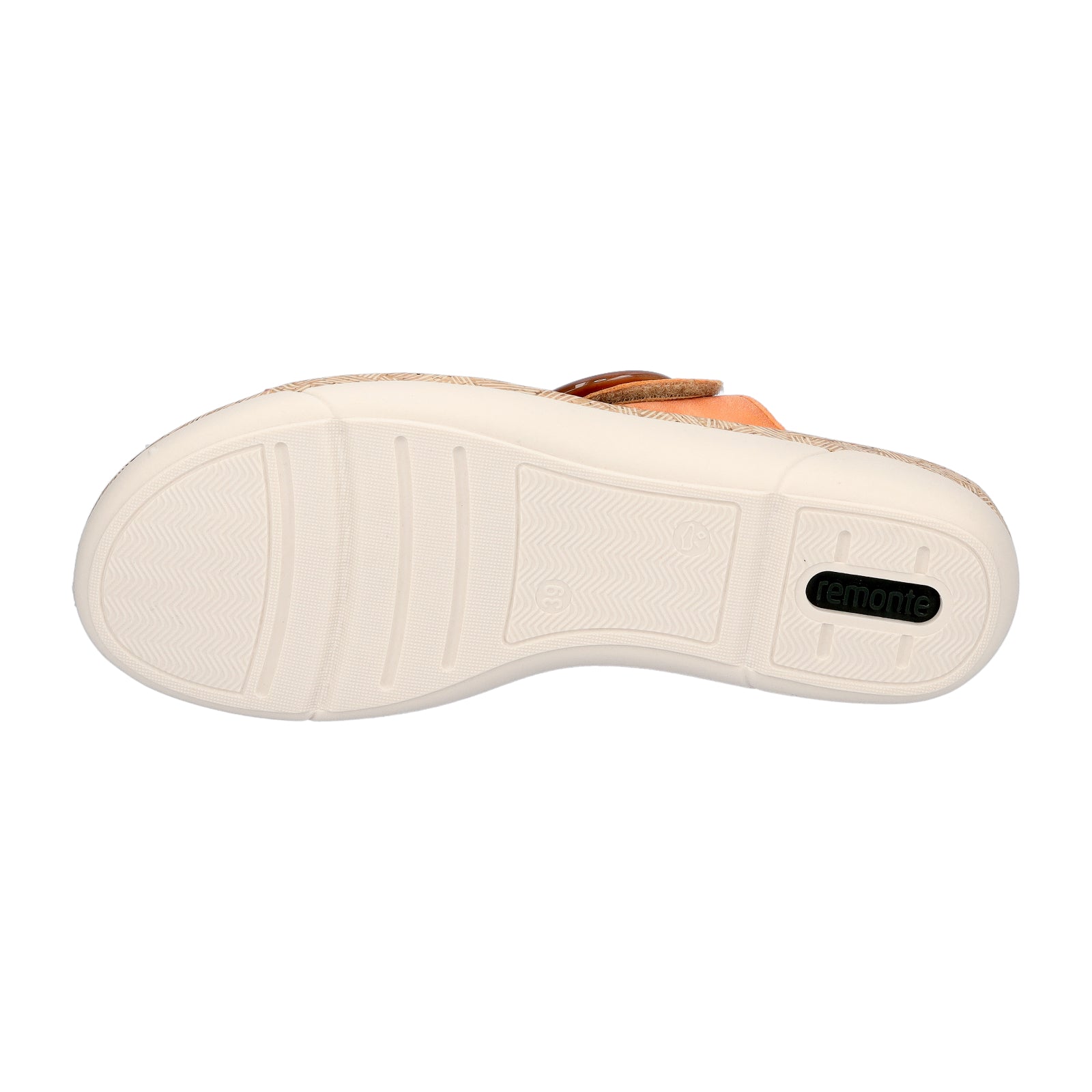 Remonte women's mules orange pink