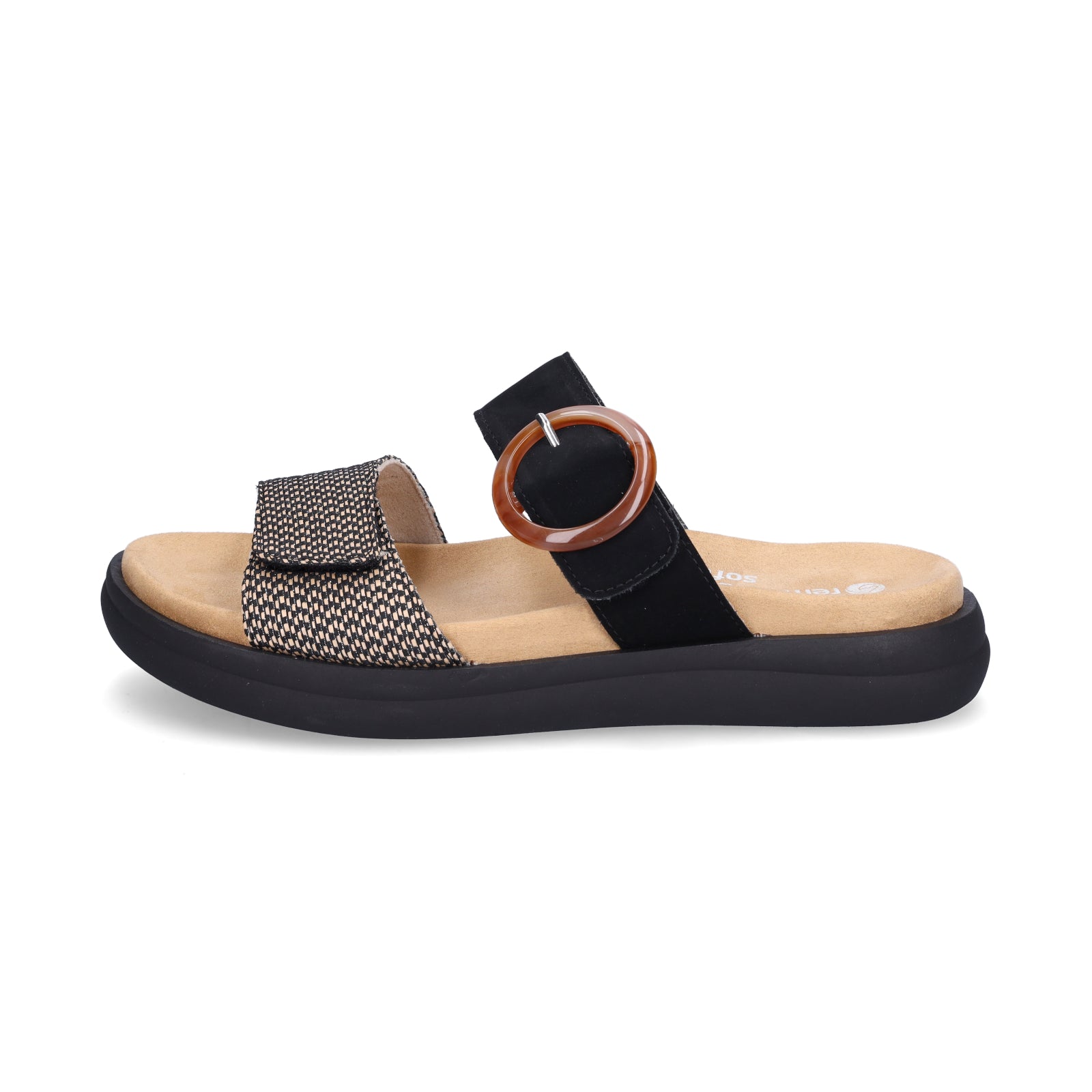 Remonte Damen Pantolette schwarz