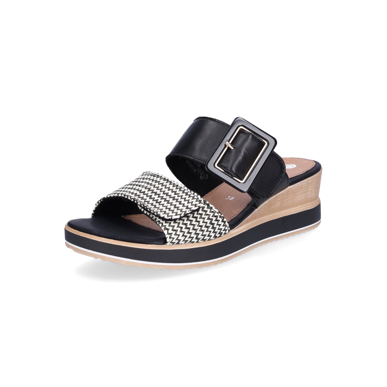 Remonte Damen Pantolette schwarz