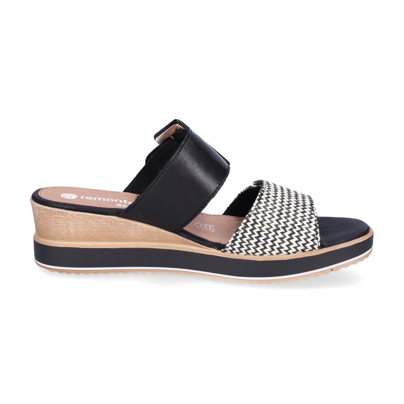 Remonte Damen Pantolette schwarz