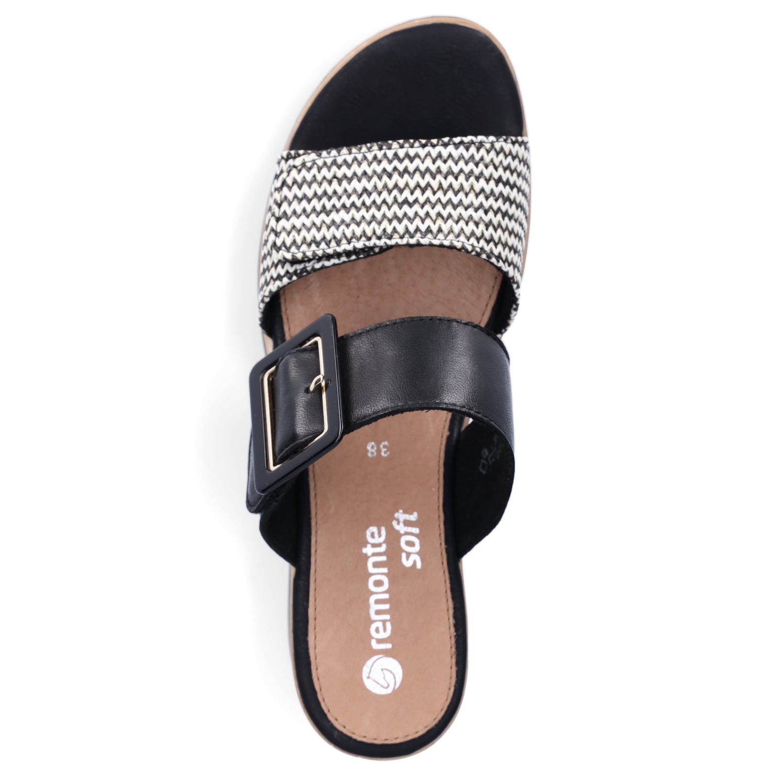 Remonte Damen Pantolette schwarz