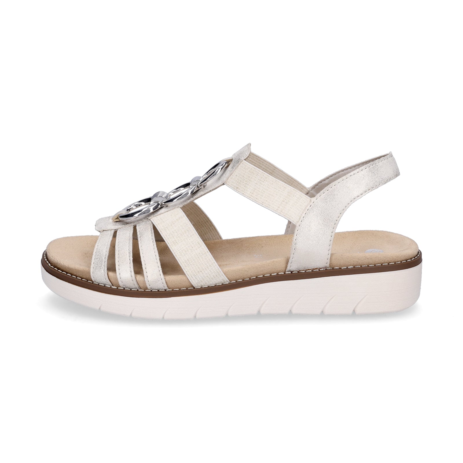 Remonte Damen Sandale beige gold