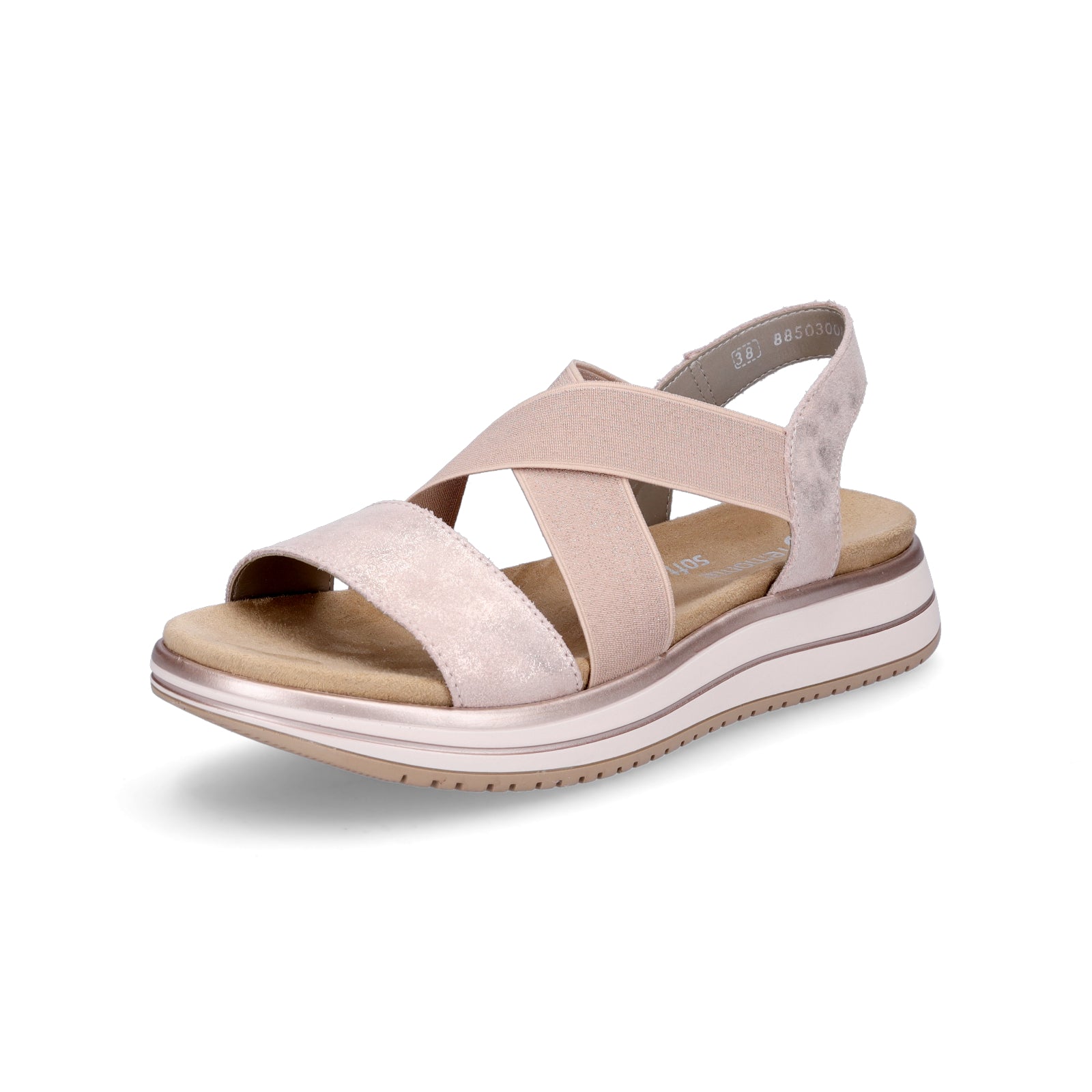 Remonte women's sandals pink