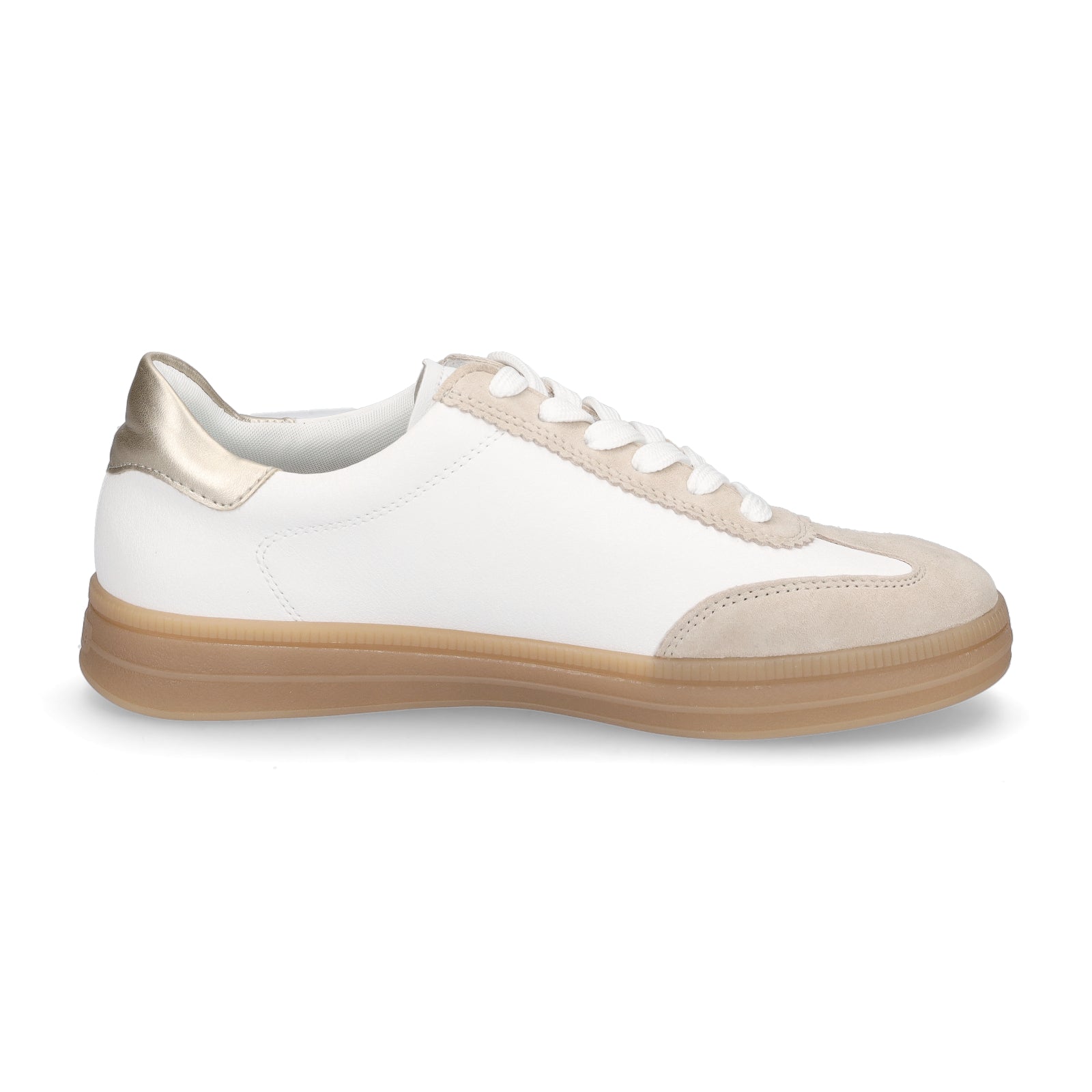 Remonte Damen Sneaker weiß gold
