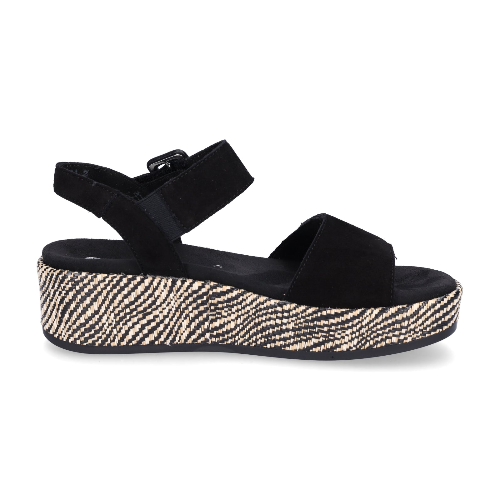 Remonte Damen Plateau Sandale schwarz